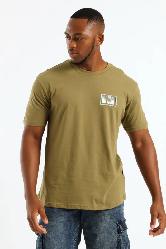 Beach Street Tee - Fatigue sold by Edgars