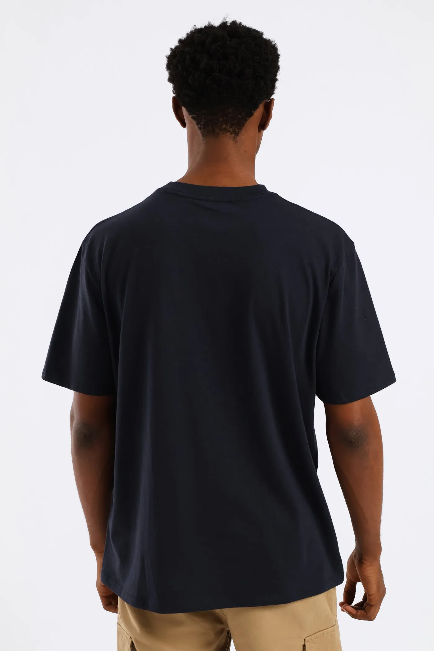 Authentic Basic Print Tee - Navy sold by Edgars product image thumbnail 4
