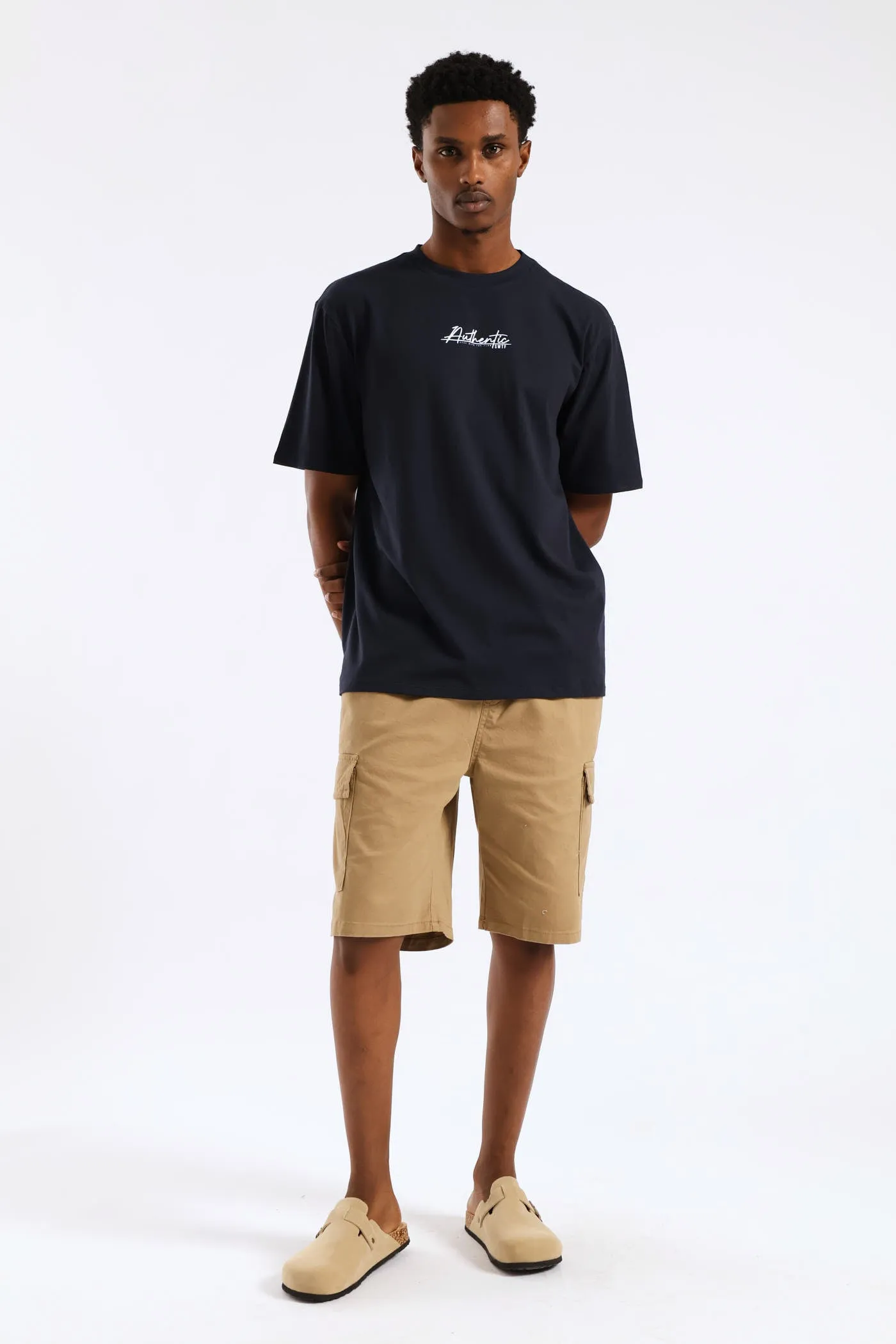 Authentic Basic Print Tee - Navy sold by Edgars product image thumbnail 5