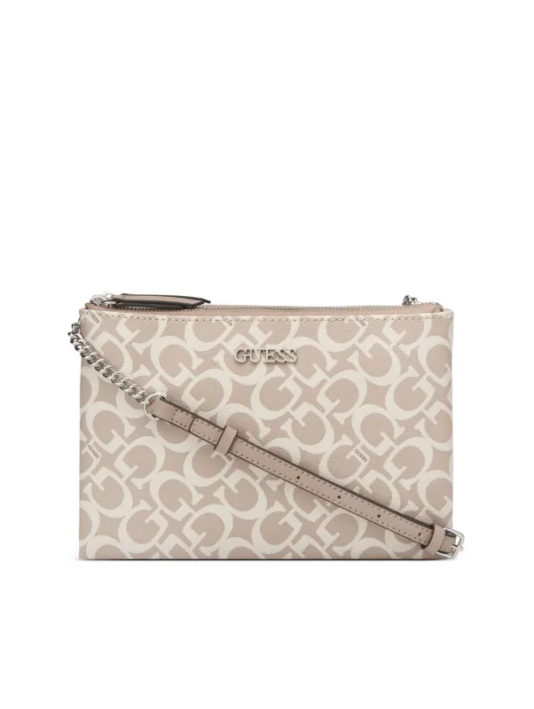 Tidewood Mini Double Zip Crossbody Bag - Caramel sold by Edgars