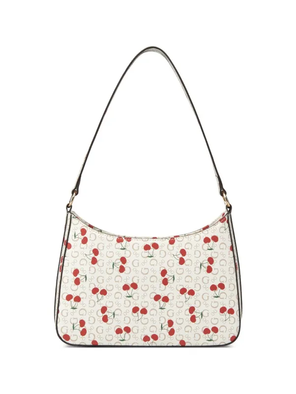 Tana Top Zip Shoulder Bag - White sold by Edgars