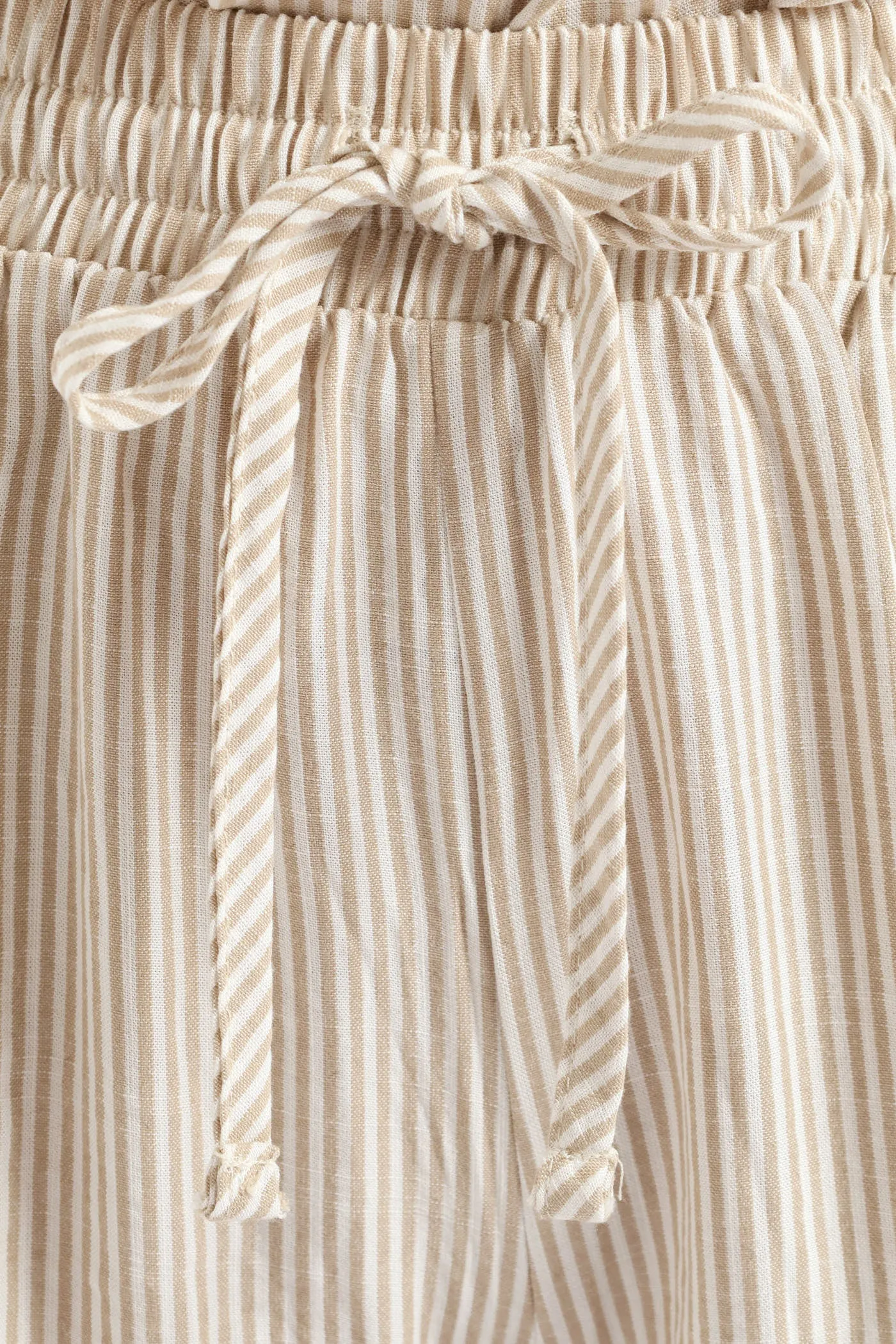 Pull-On Linen Wideleg Pants - White/Beige sold by Edgars product image thumbnail 5