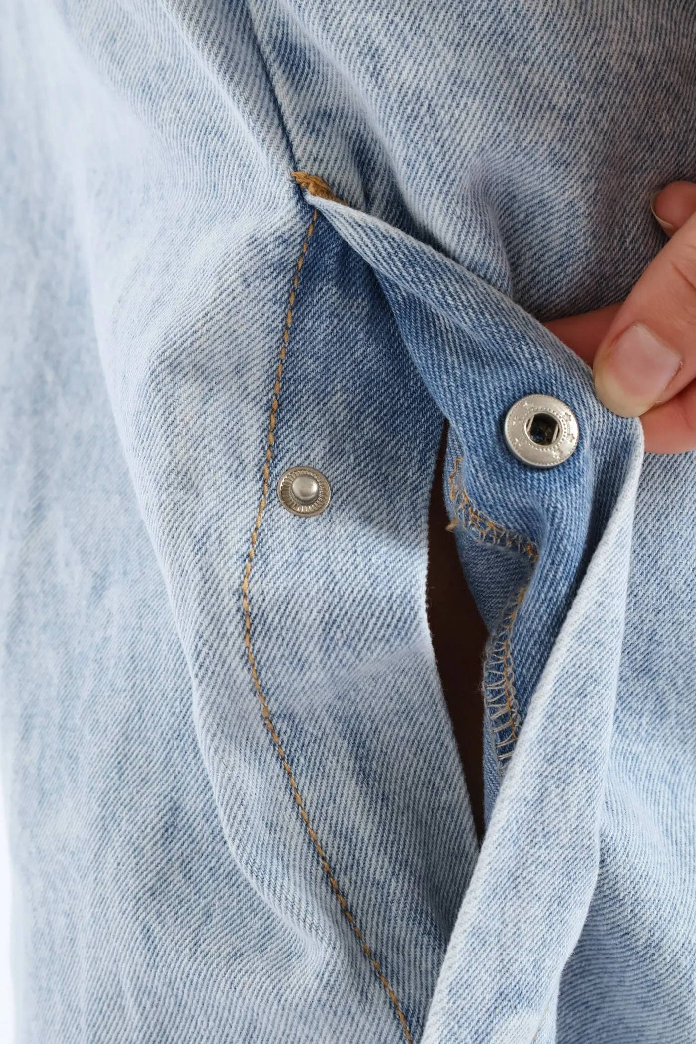 Elastic Snap Hem Denim - Bleach sold by Edgars product image thumbnail 5