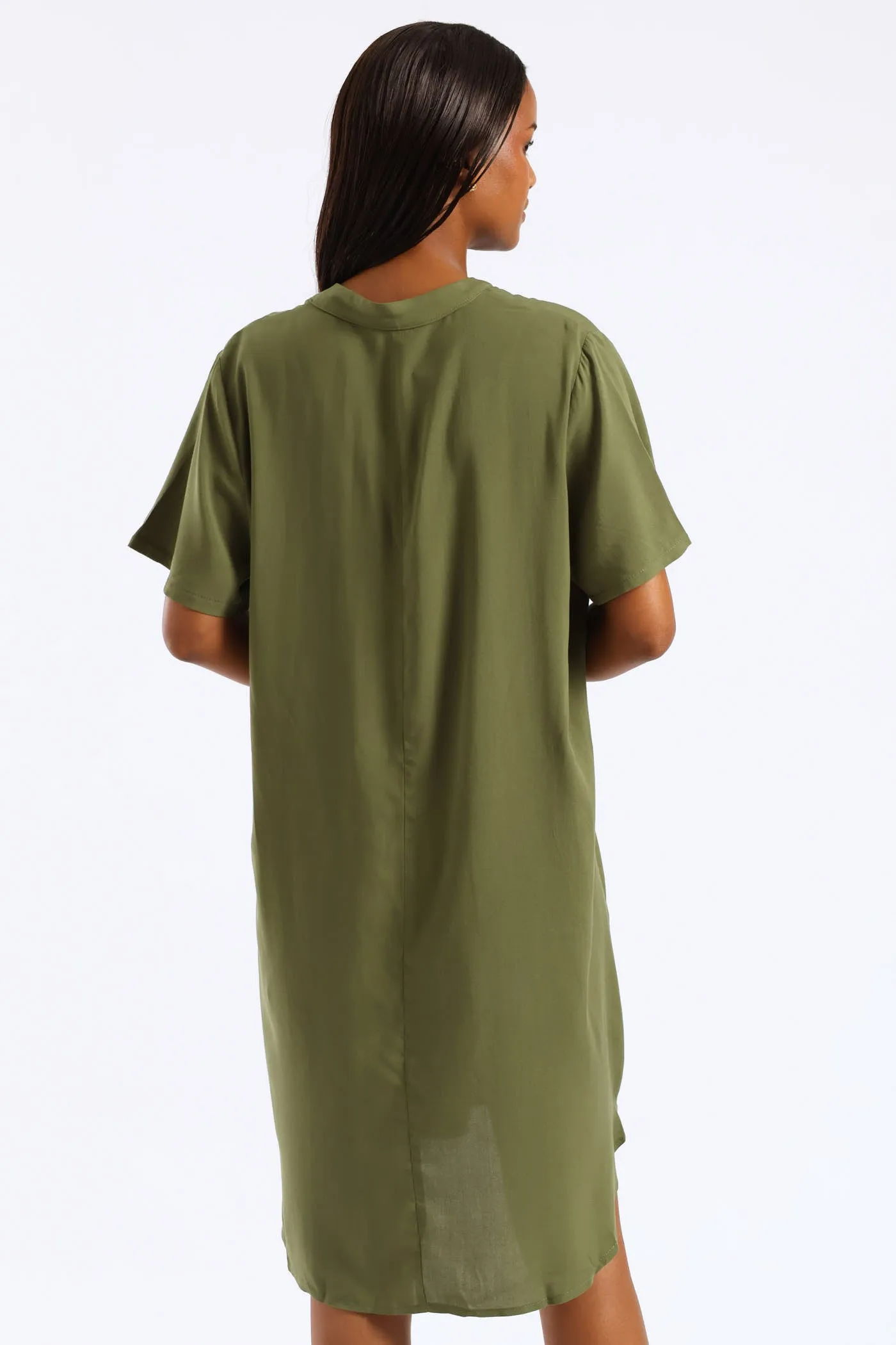 Mandarin Shift Dress - Jungle Green sold by Edgars product image thumbnail 4
