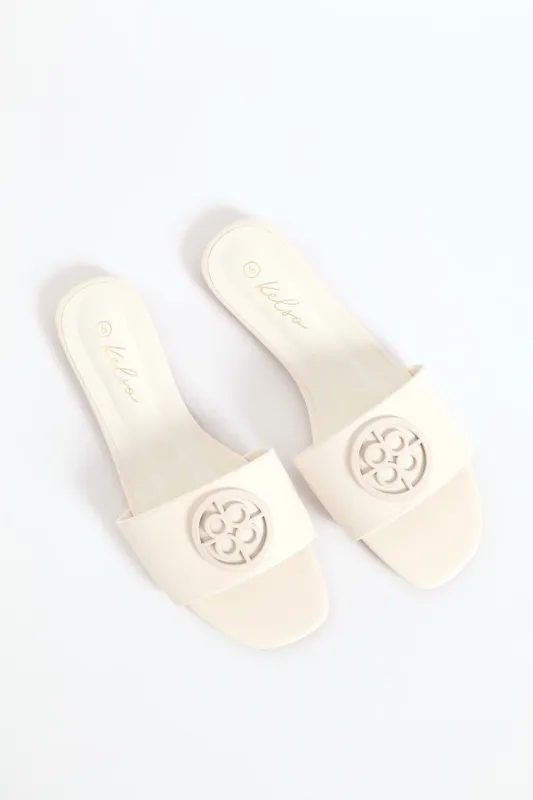 Single Band Trim Mule - White sold by Edgars