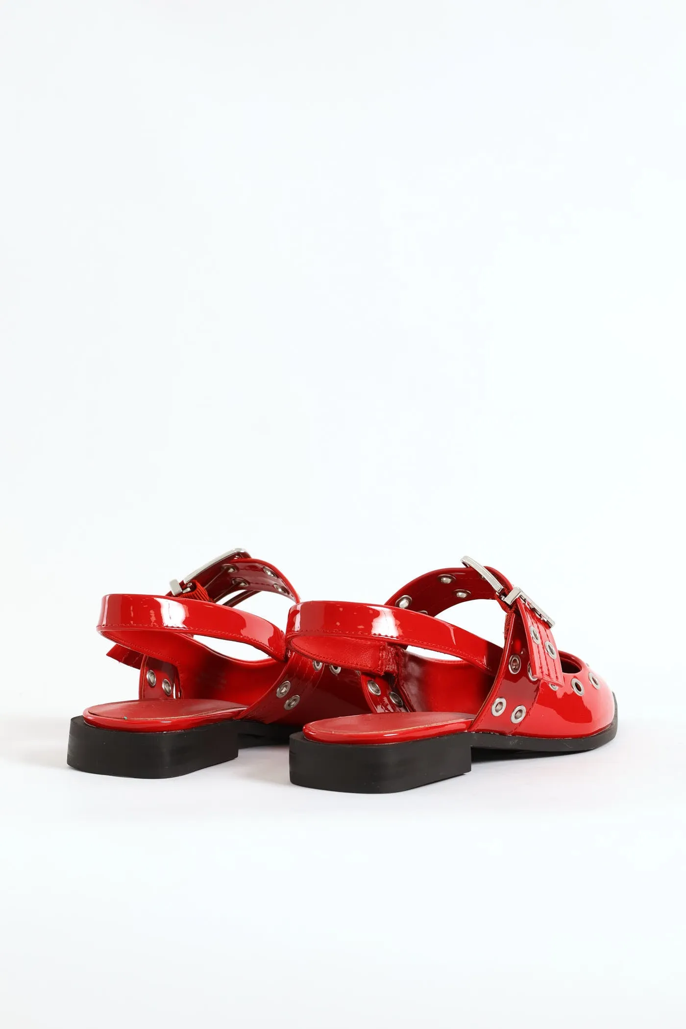 Single Sole Flat Mule - Red sold by Edgars product image thumbnail 2