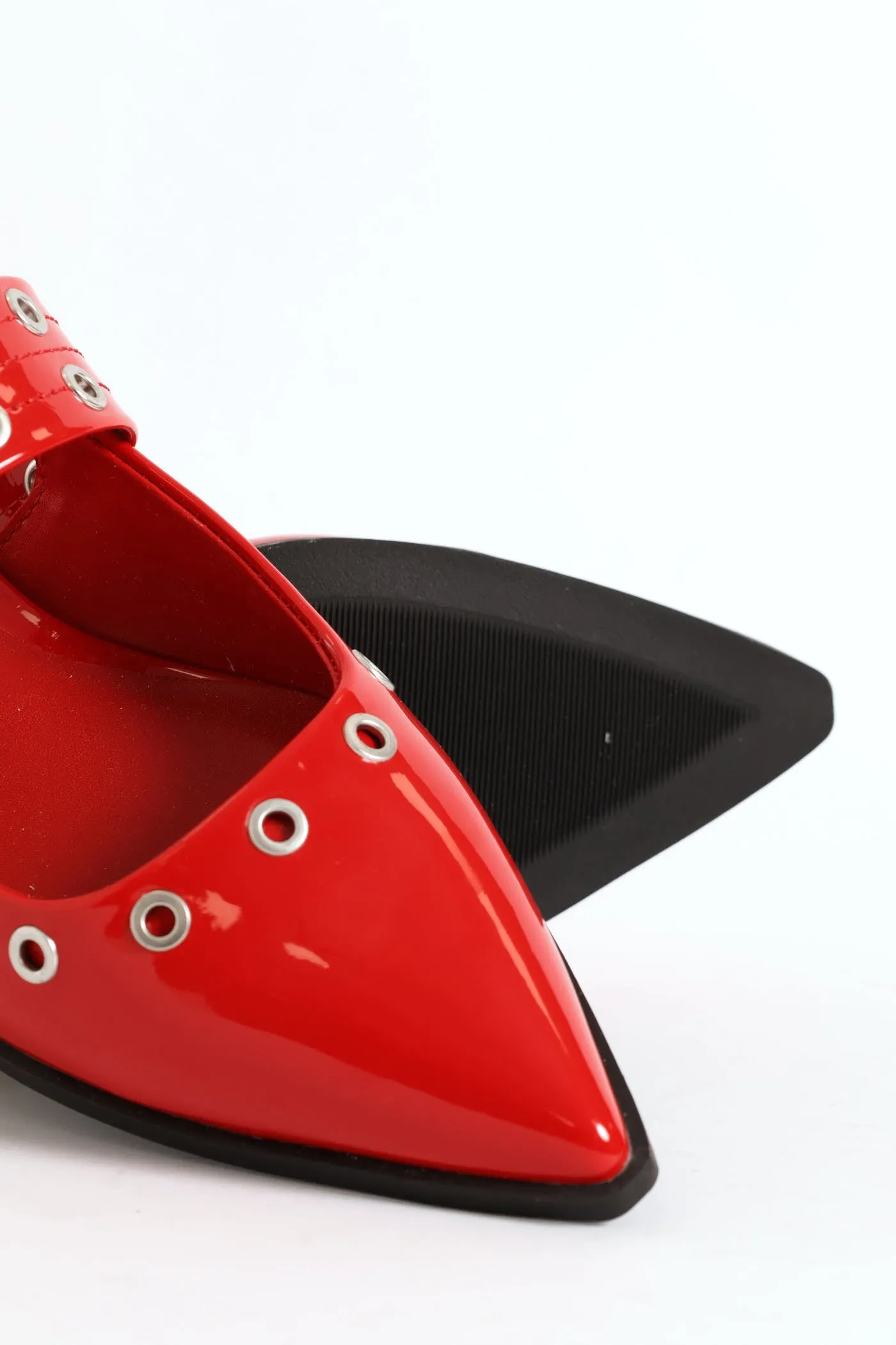 Single Sole Flat Mule - Red sold by Edgars product image thumbnail 5