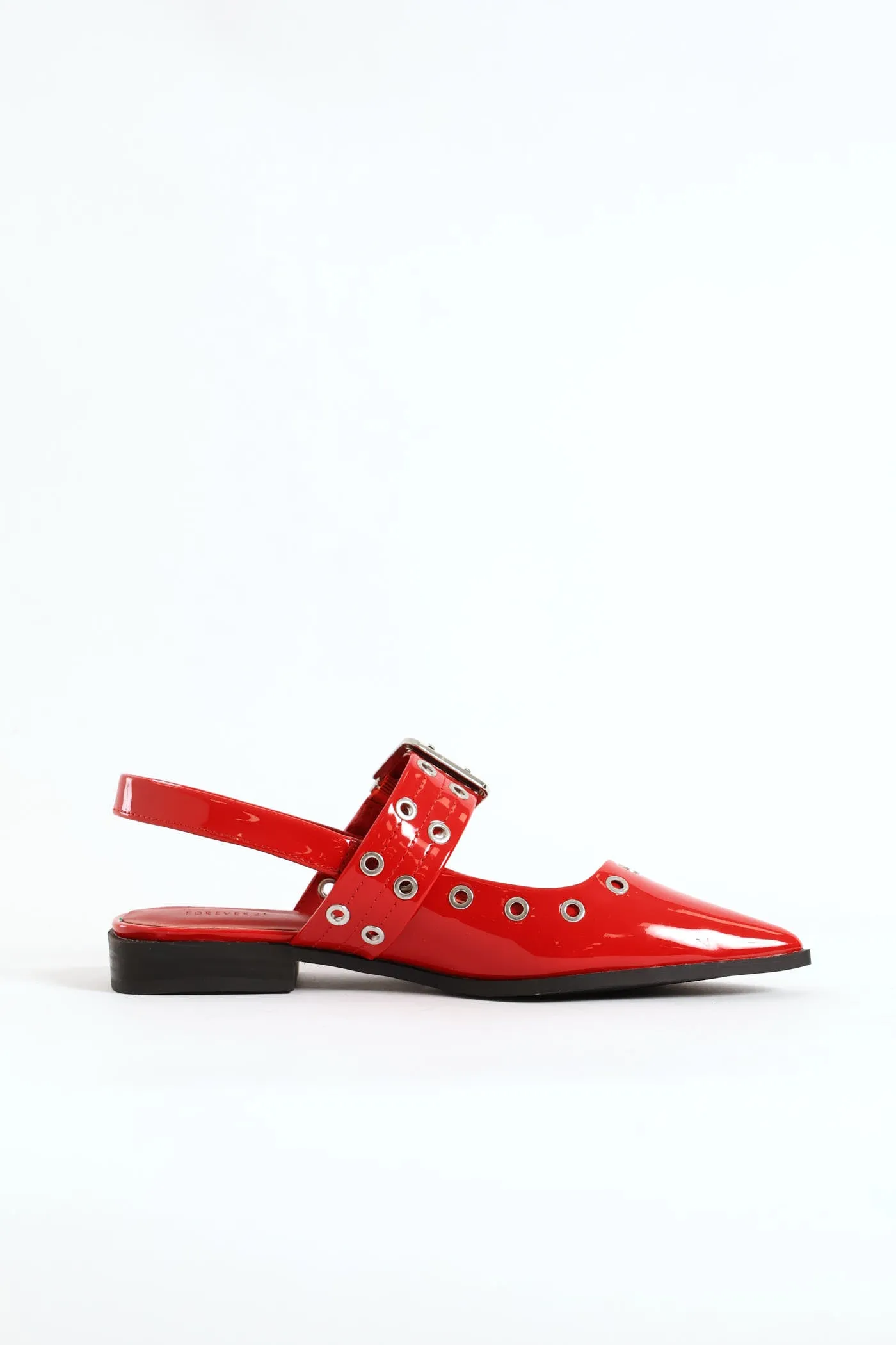 Single Sole Flat Mule - Red sold by Edgars product image thumbnail 3