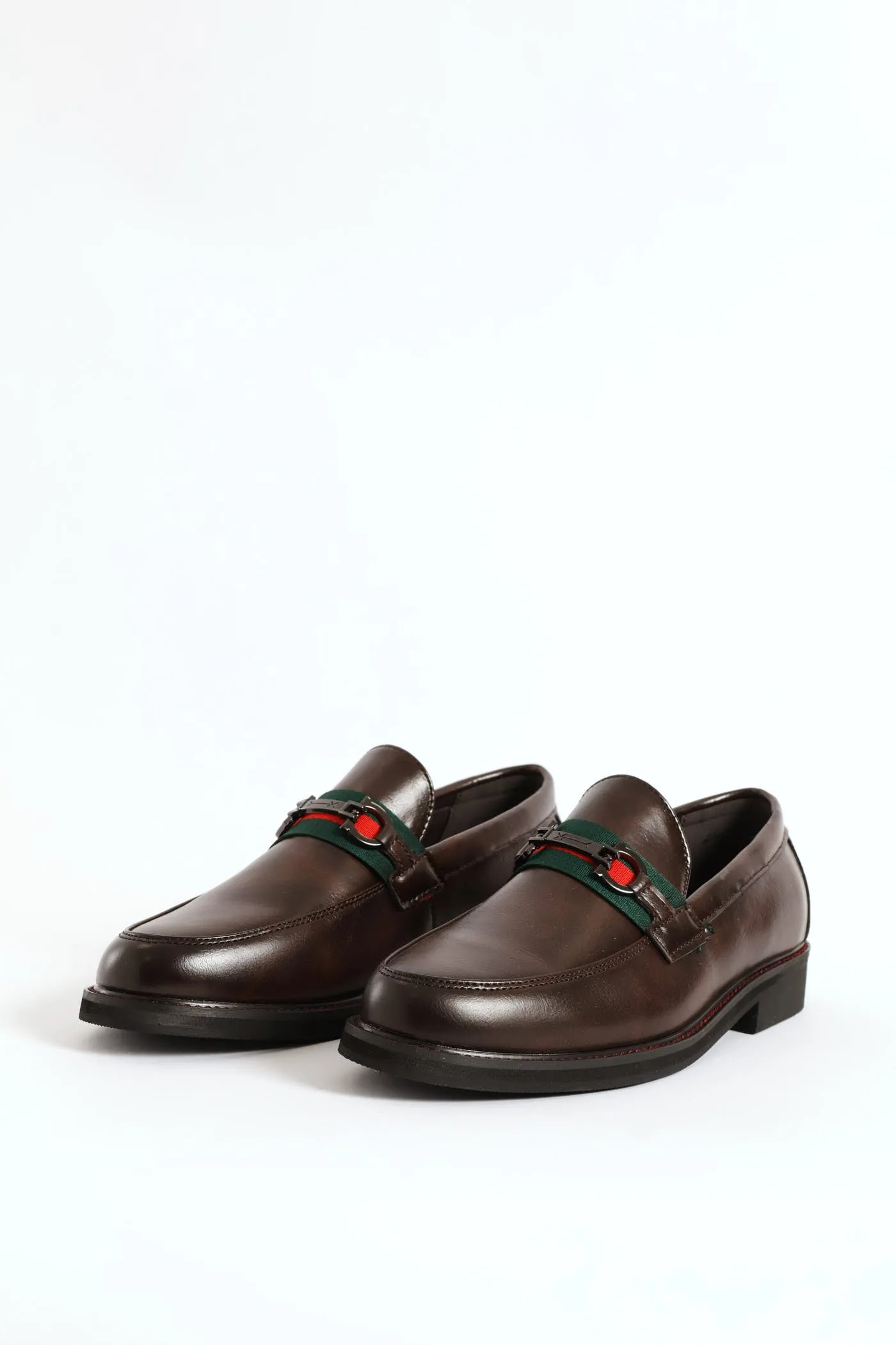 Tape & Trim Upper Detail Slip On Formal Shoe - Chocolate sold by Edgars product image thumbnail 2