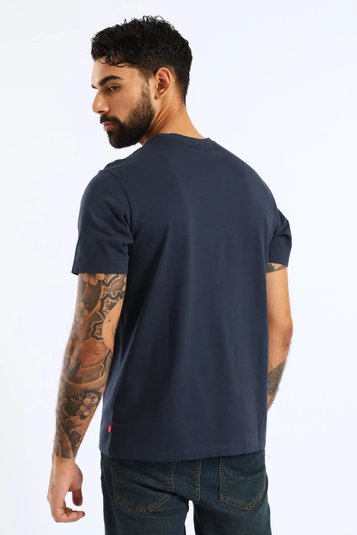 Graphic Crewneck Tee - Navy sold by Edgars product image thumbnail 3