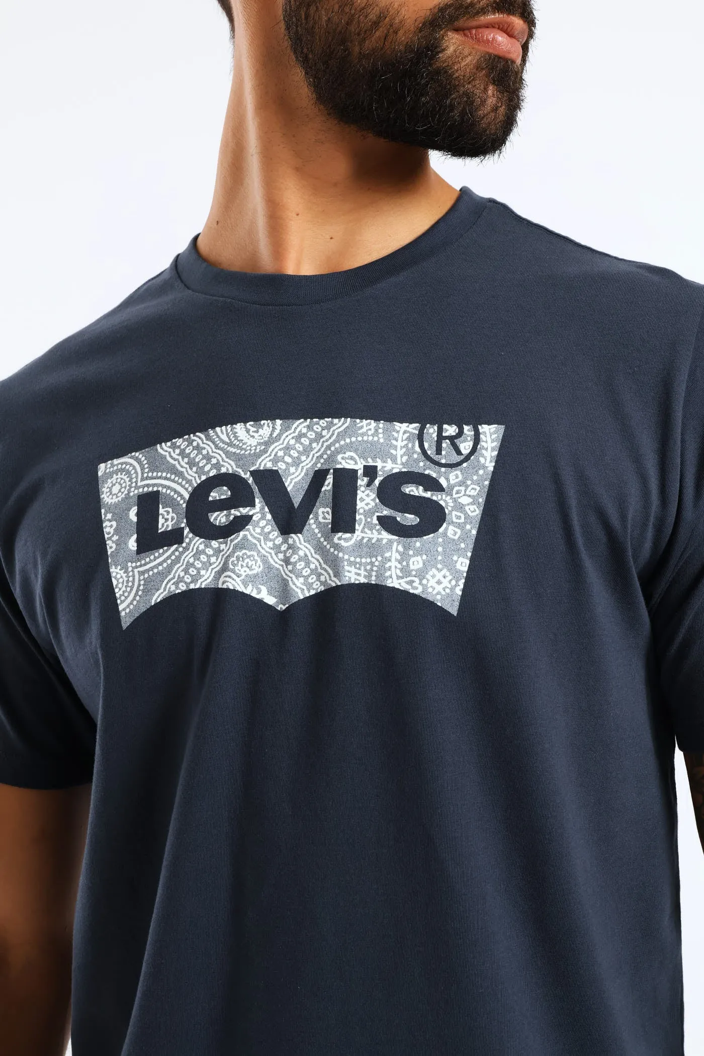 Graphic Crewneck Tee - Navy sold by Edgars product image thumbnail 2