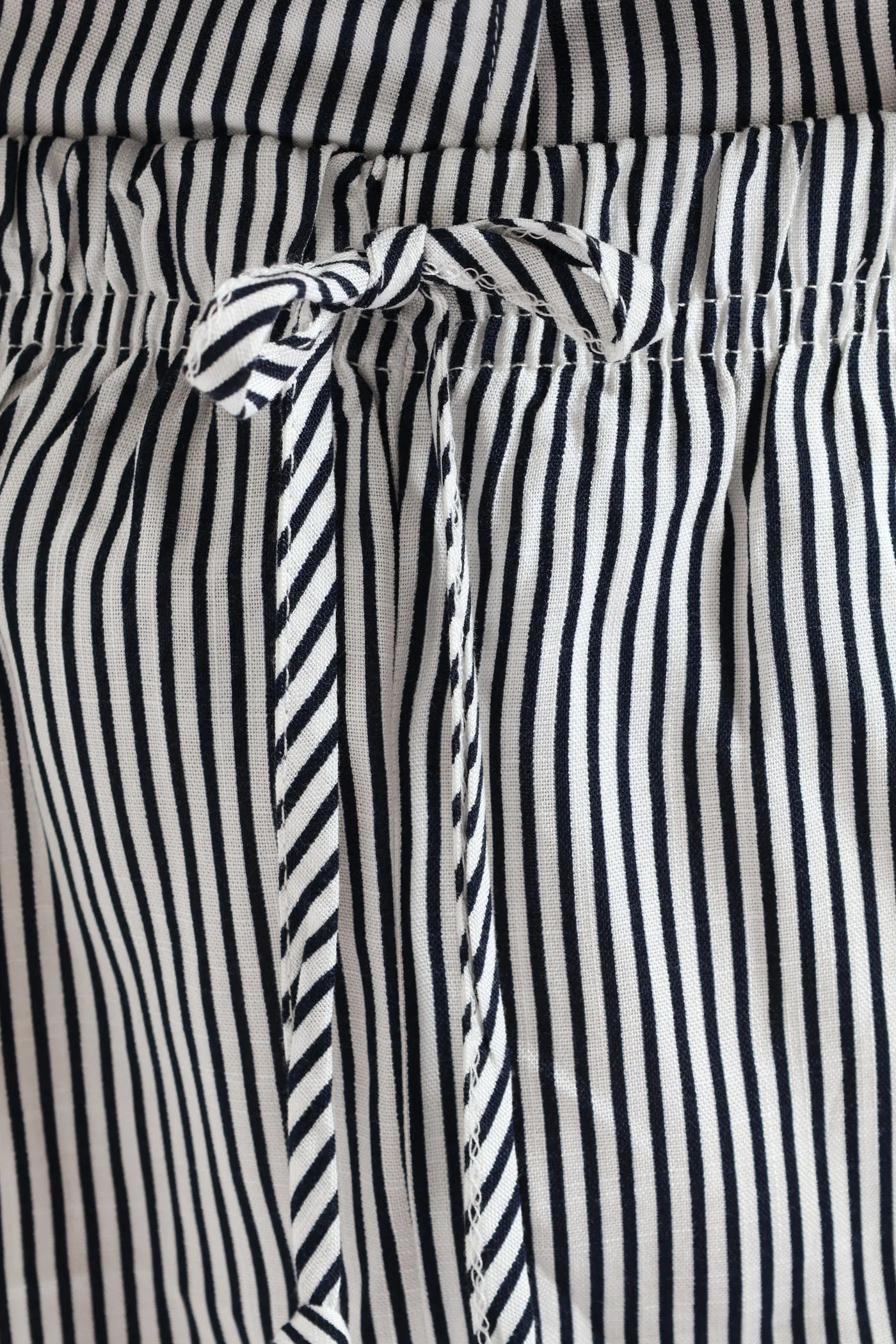 Button Through Linen Short Set - White/Navy sold by Edgars product image thumbnail 4