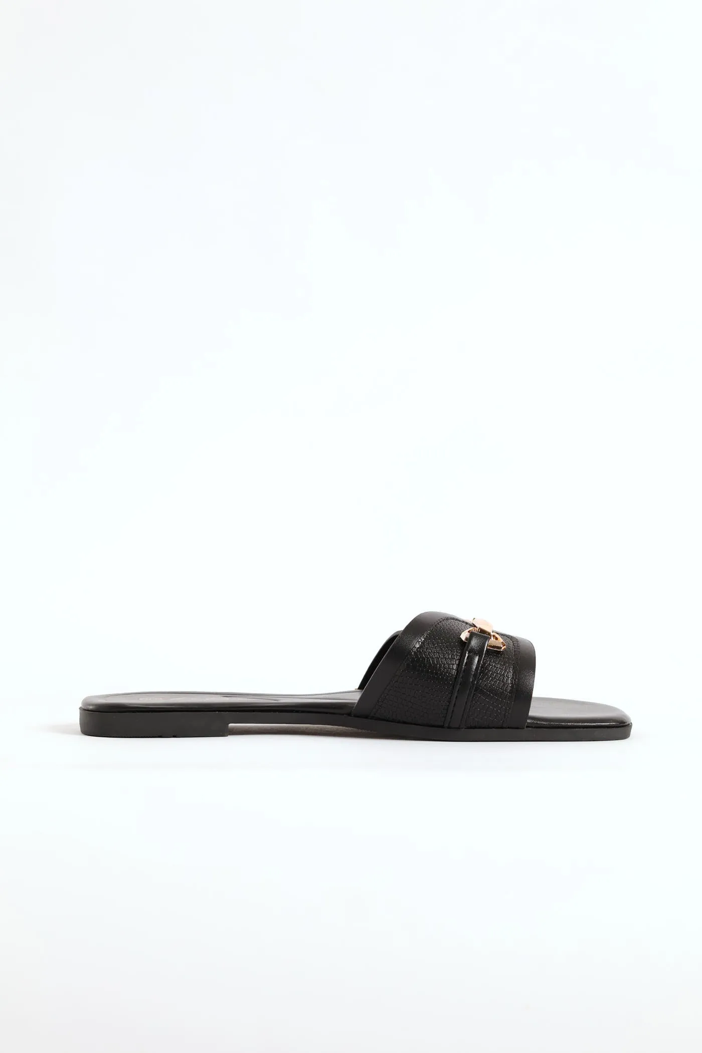 Chain Detail Single Band Sandal - Black sold by Edgars product image thumbnail 3