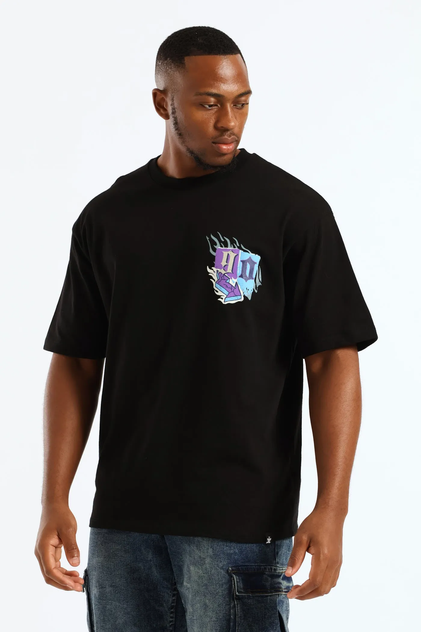 Urban Culture Oversized Tee - Black sold by Edgars product image thumbnail 3