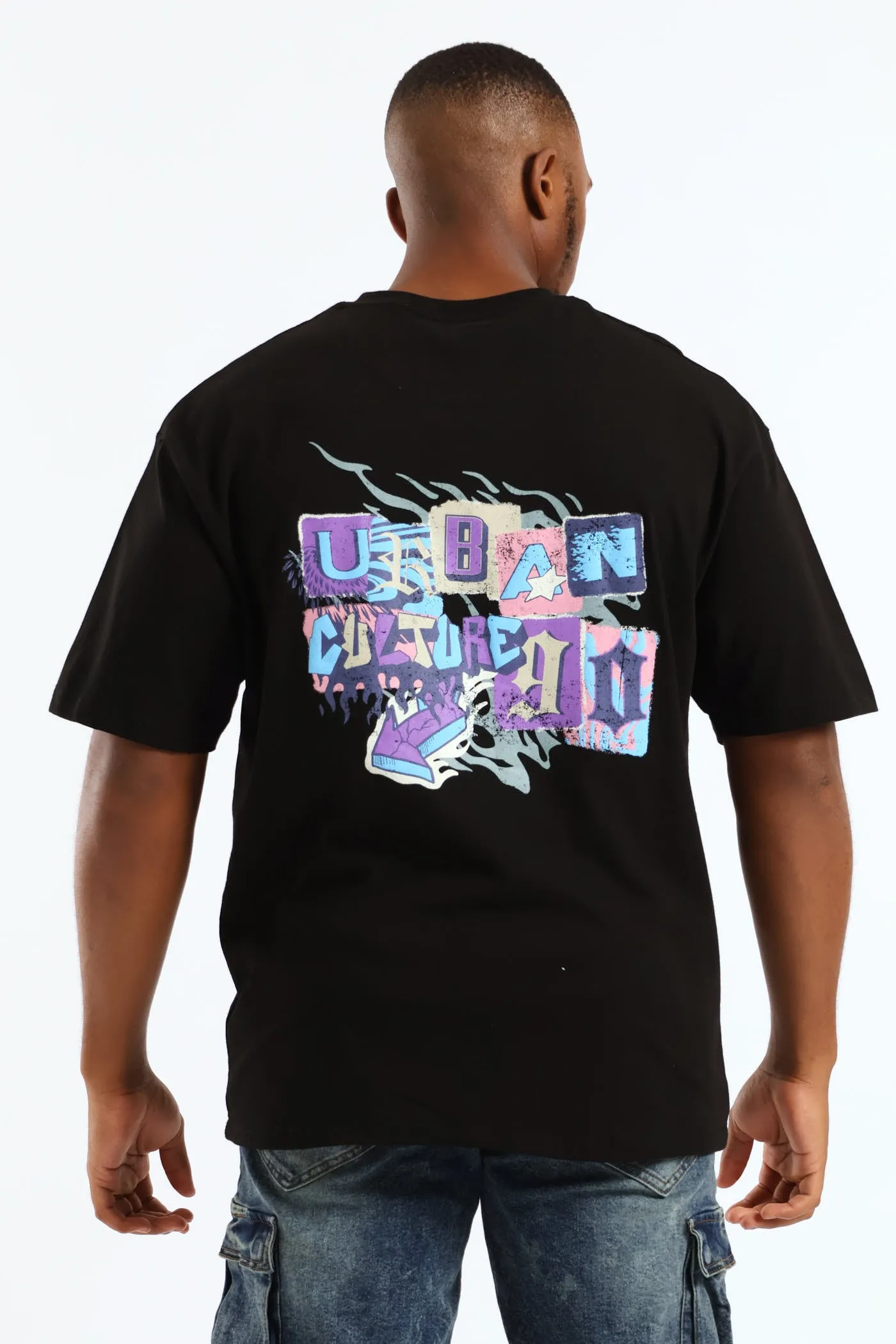 Urban Culture Oversized Tee - Black sold by Edgars product image thumbnail 2