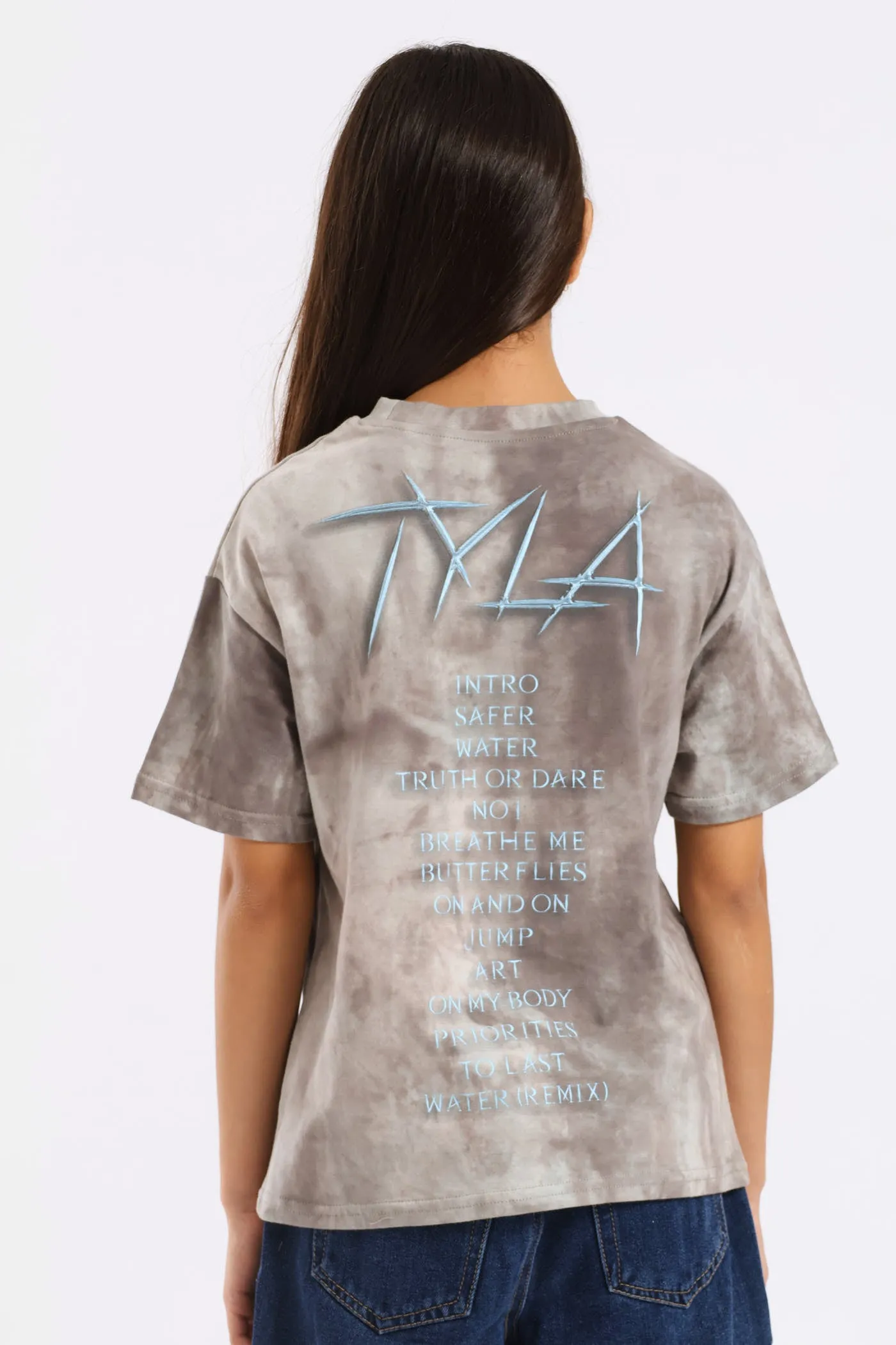 Girls Tyla Oversized Tee - Charcoal sold by Edgars product image thumbnail 2