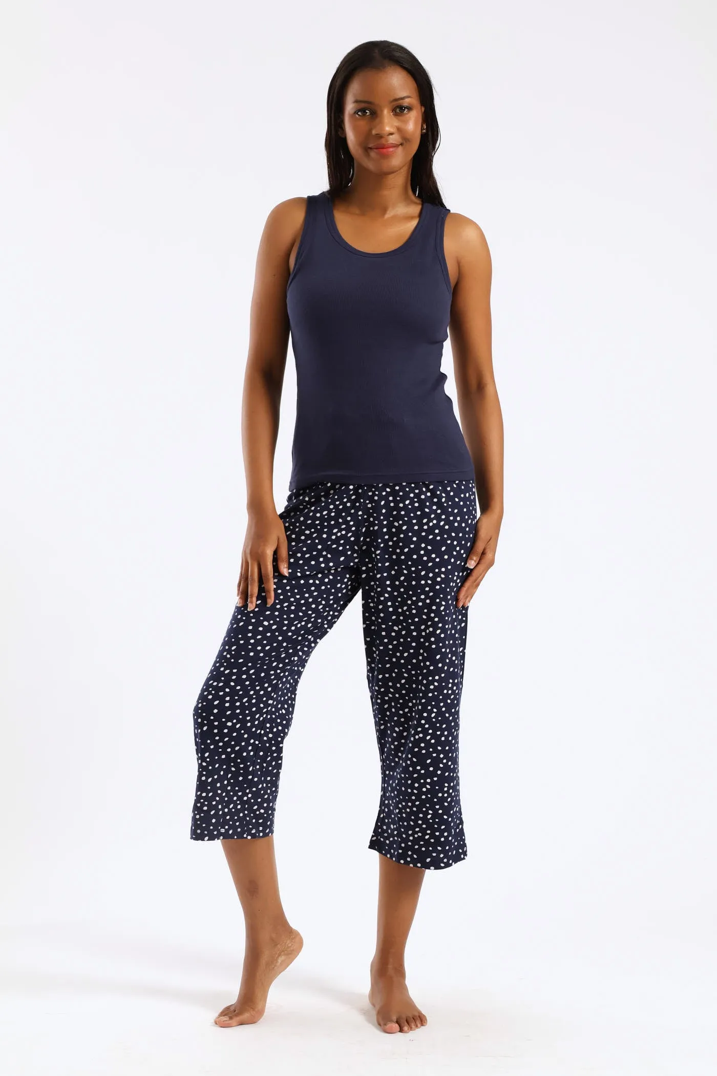 Spots Capri Pants - Navy sold by Edgars product image thumbnail 2
