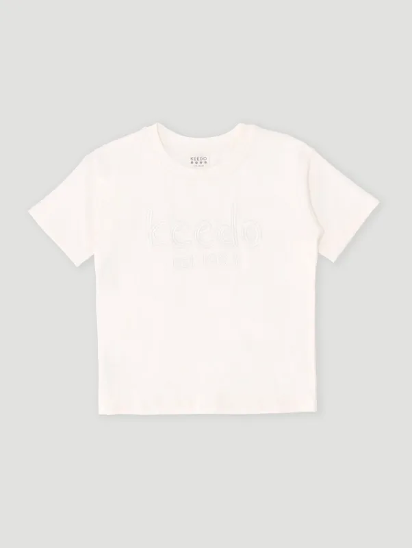 Keedo Boys Core Tee - Marshmallow sold by Edgars