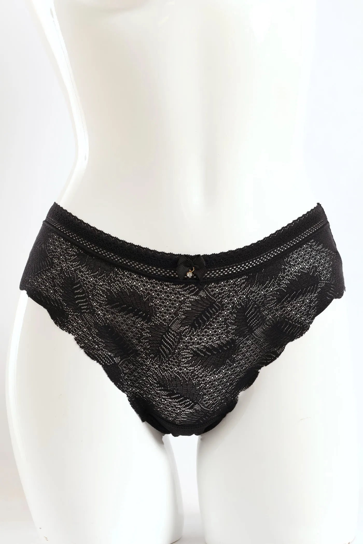 Lace Midi Panties - Black sold by Edgars