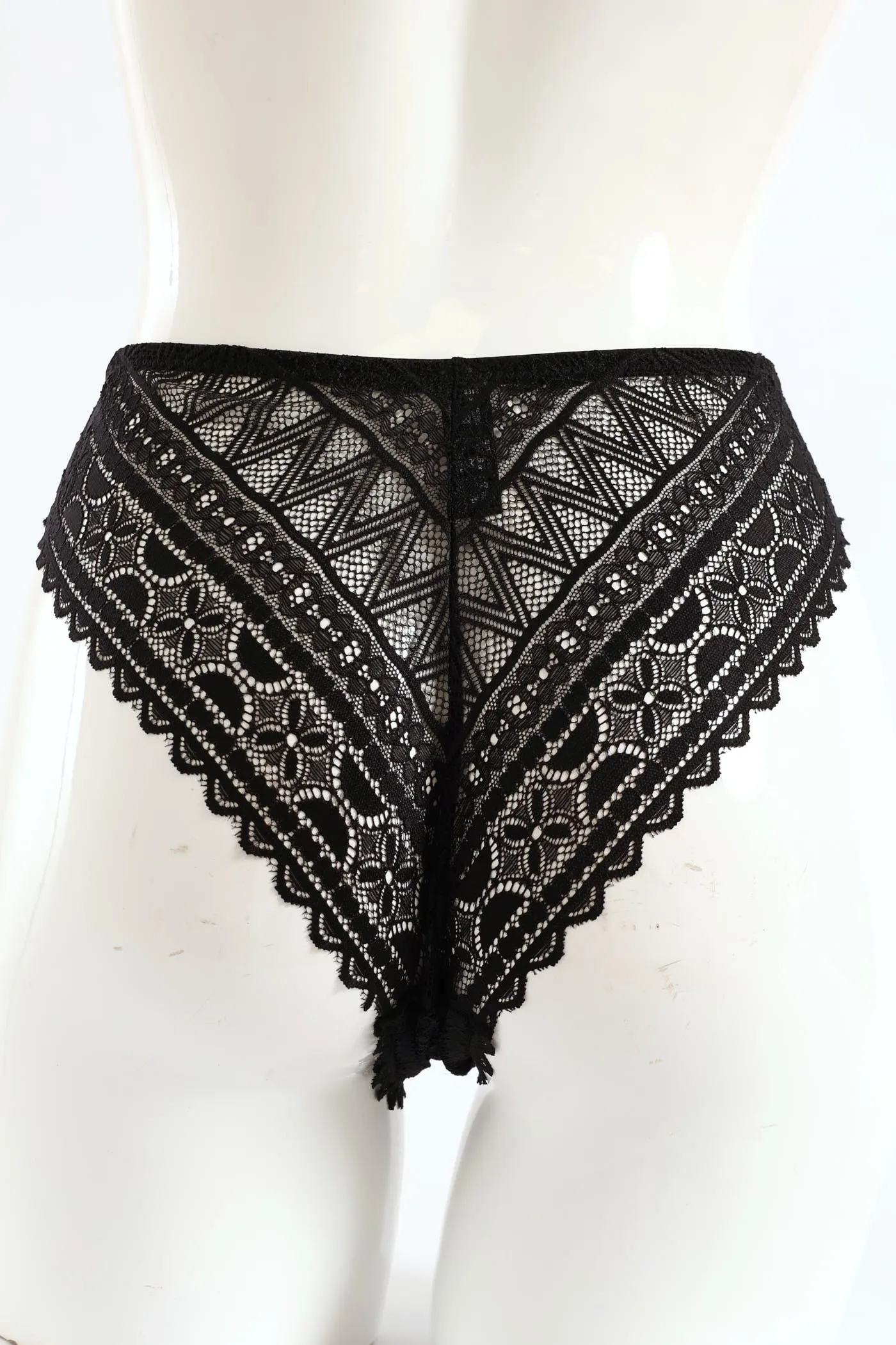 Full Lace Brazilian Panties - Black sold by Edgars product image thumbnail 2