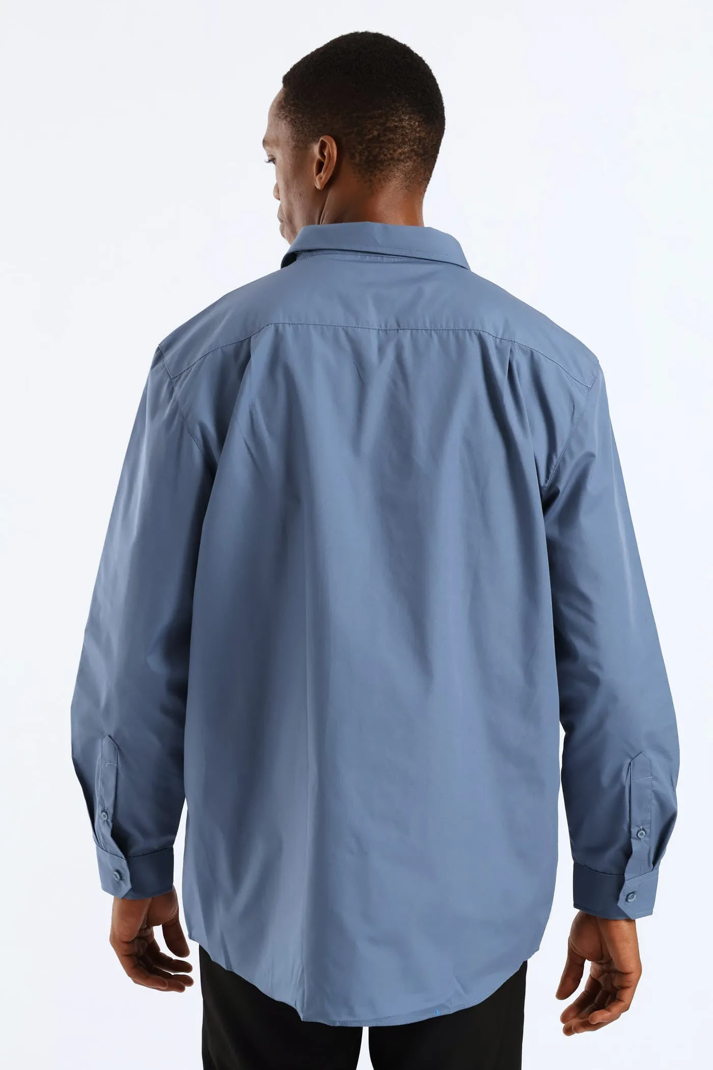 Easy Care Long Sleeve Shirt - Petrol sold by Edgars product image thumbnail 4