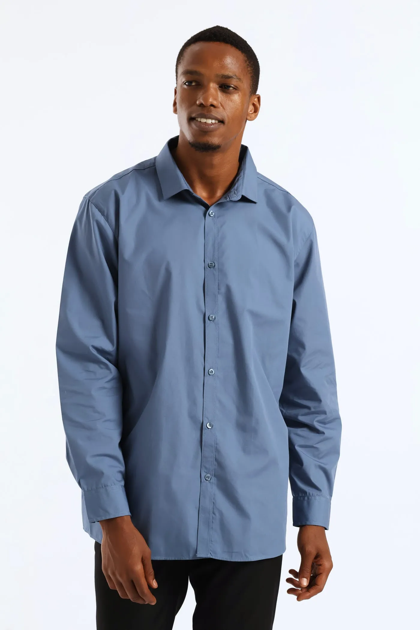 Easy Care Long Sleeve Shirt - Petrol sold by Edgars product image thumbnail 2