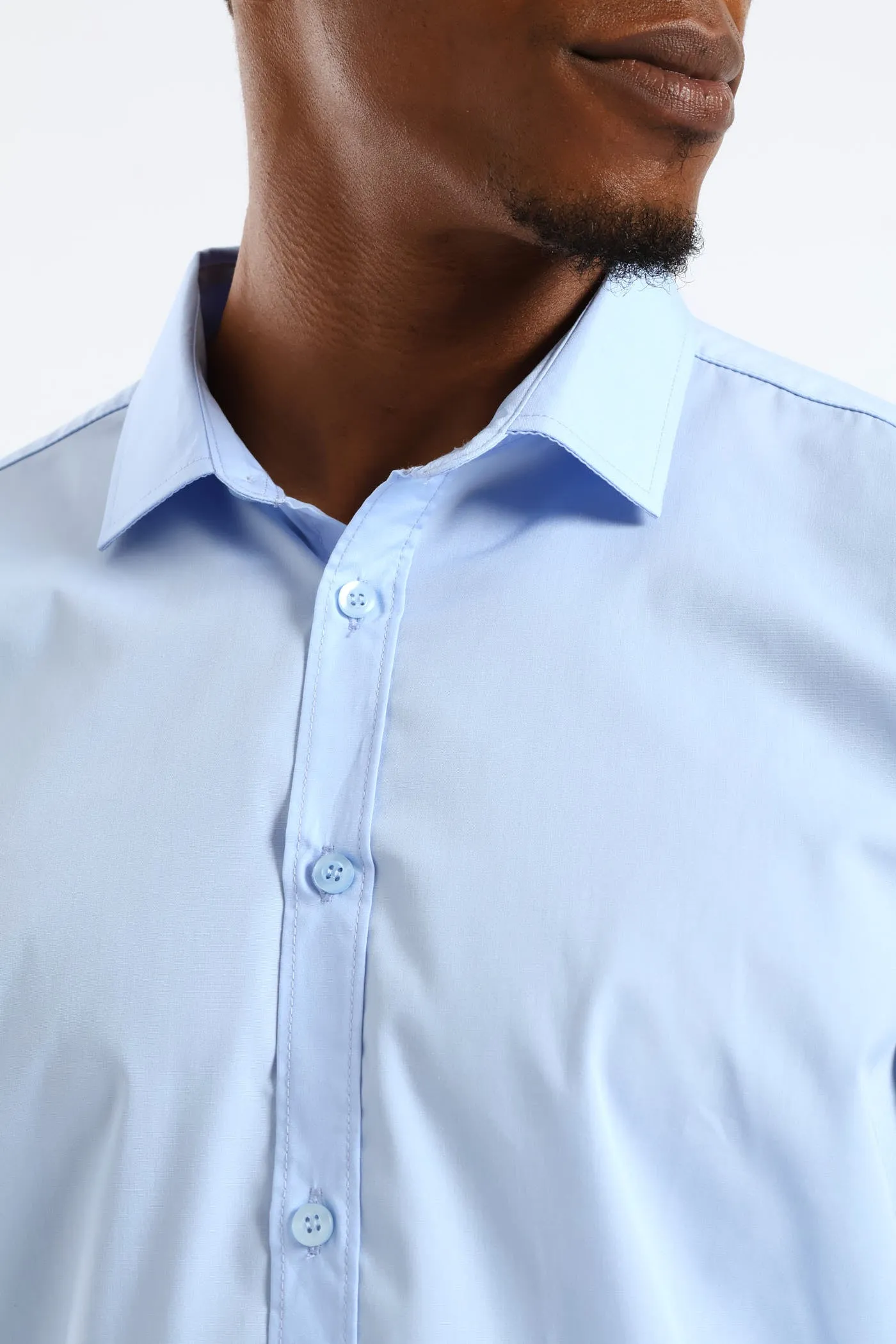 Easy Care Long Sleeve Shirt - Light Blue sold by Edgars product image thumbnail 2