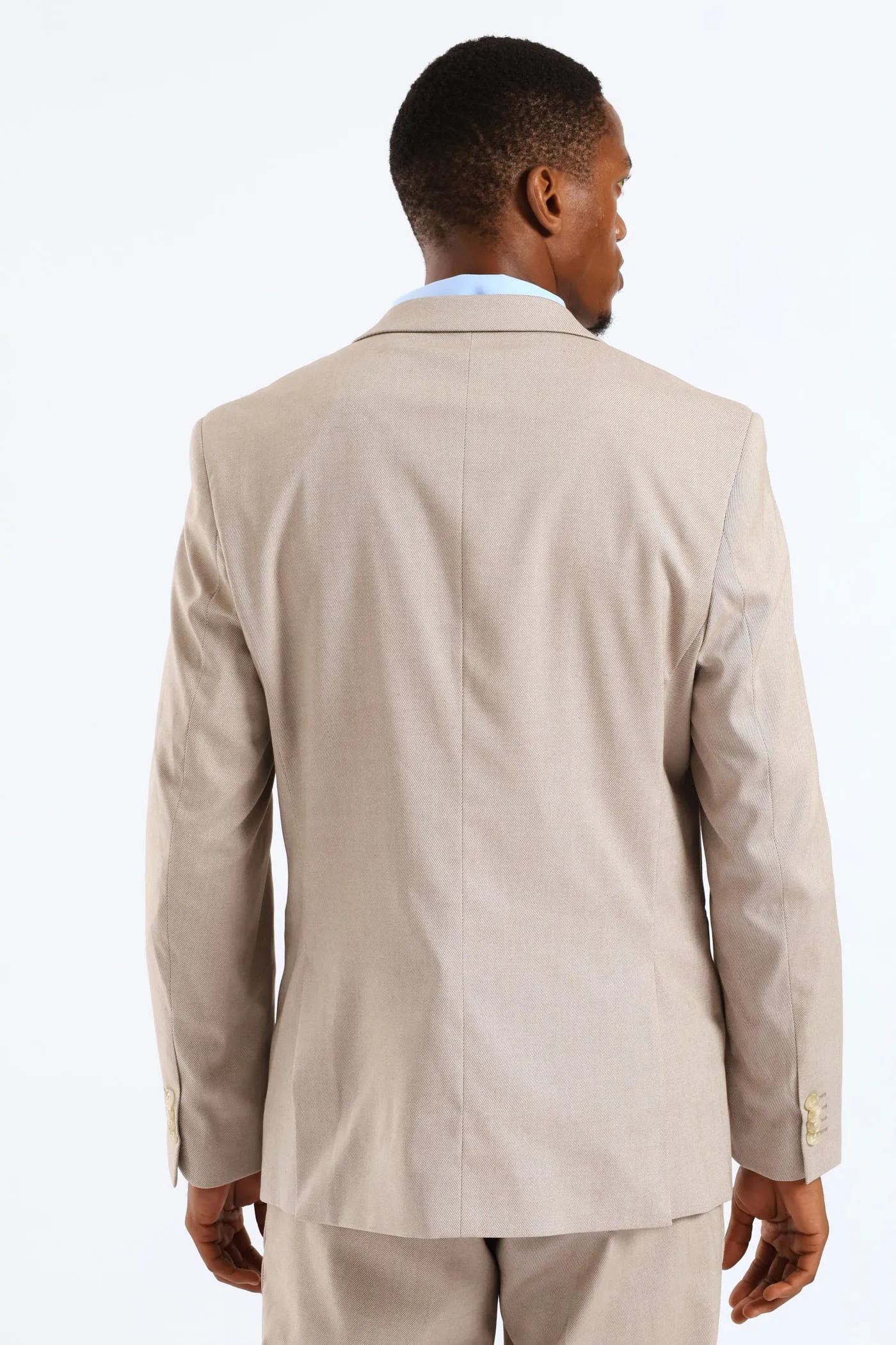 Regular Twill Suit Jacket · Natural sold by Edgars product image thumbnail 5