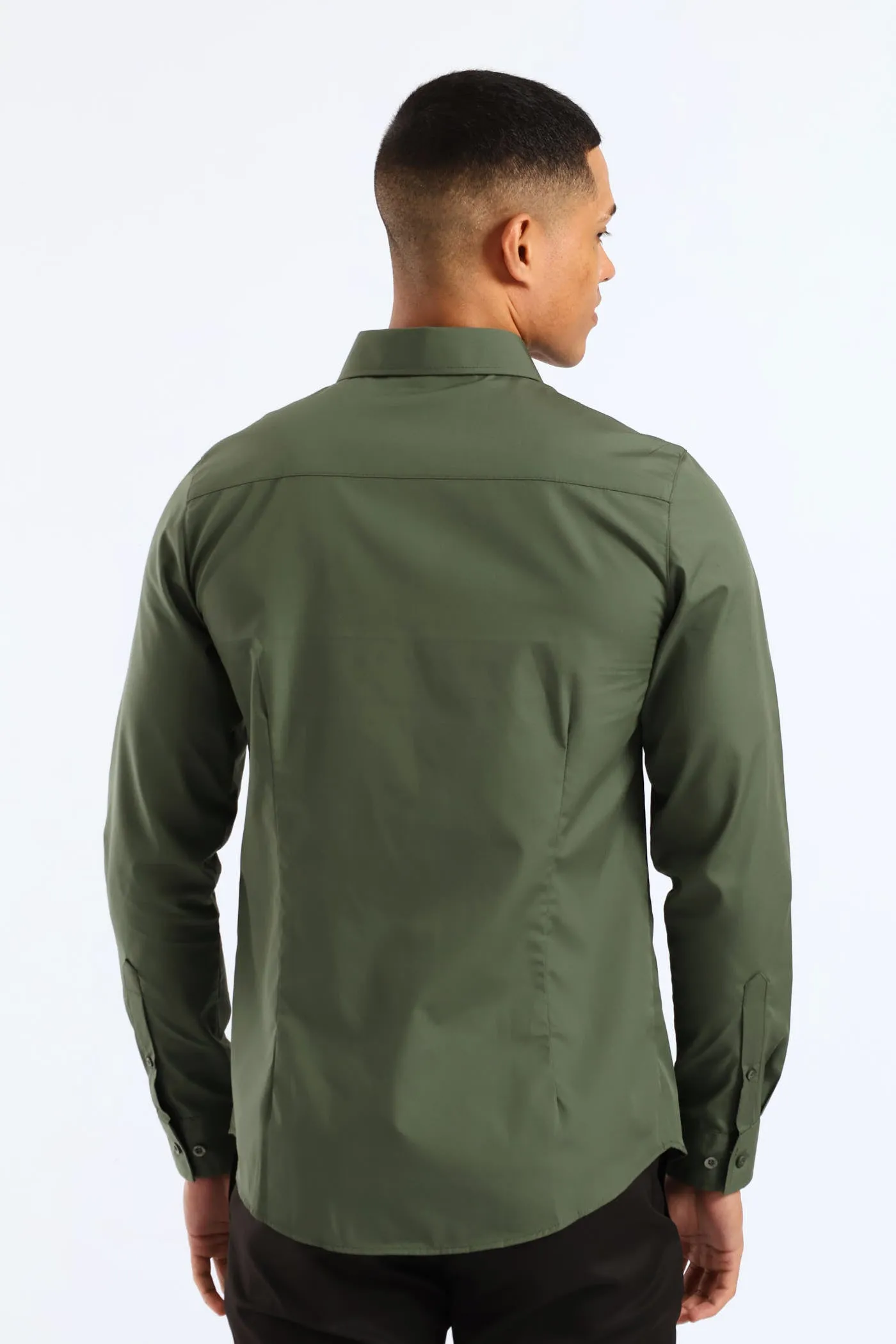 Easy Care Long Sleeve Shirt - Fatigue sold by Edgars product image thumbnail 5