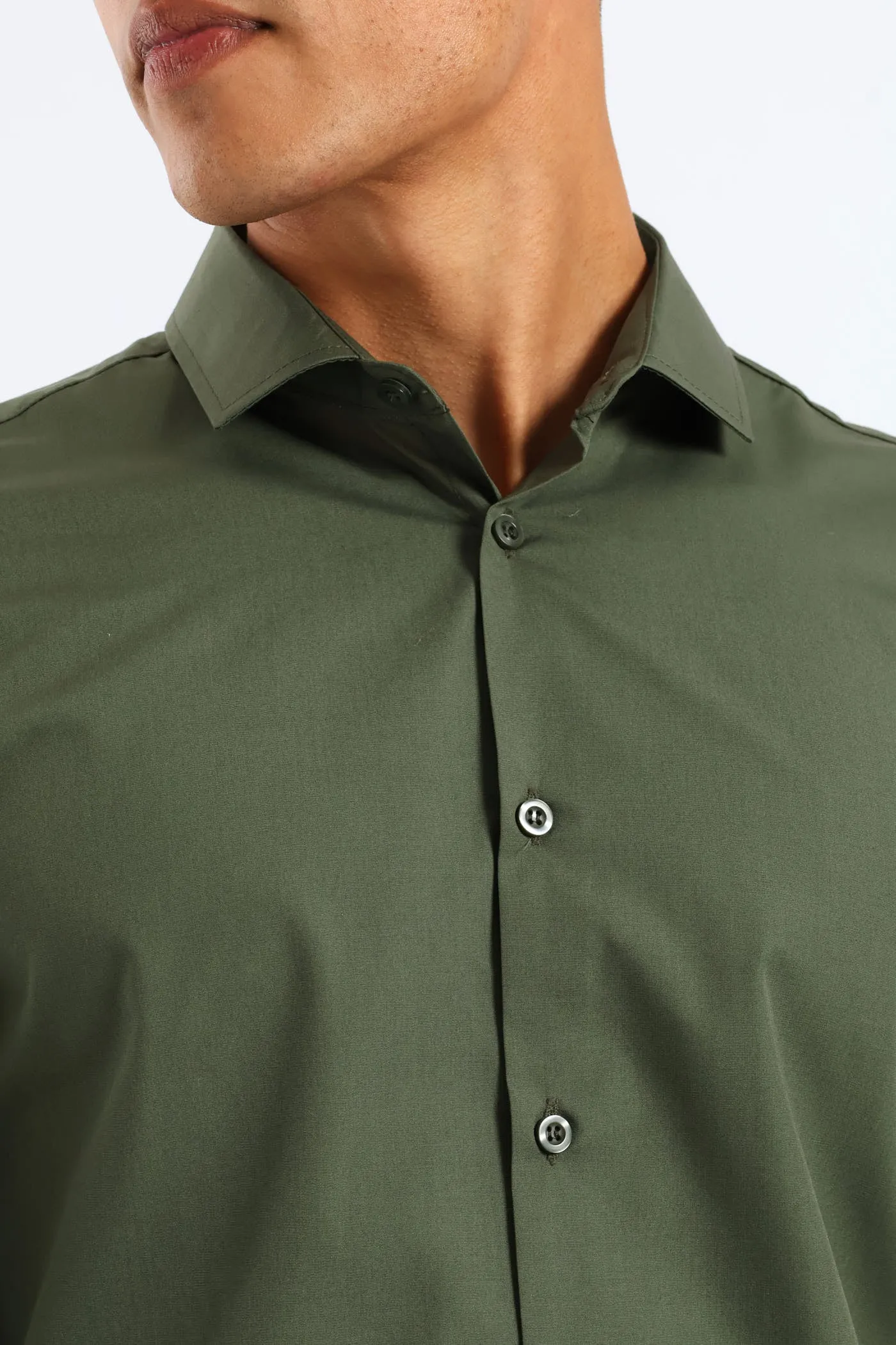 Easy Care Long Sleeve Shirt - Fatigue sold by Edgars product image thumbnail 2