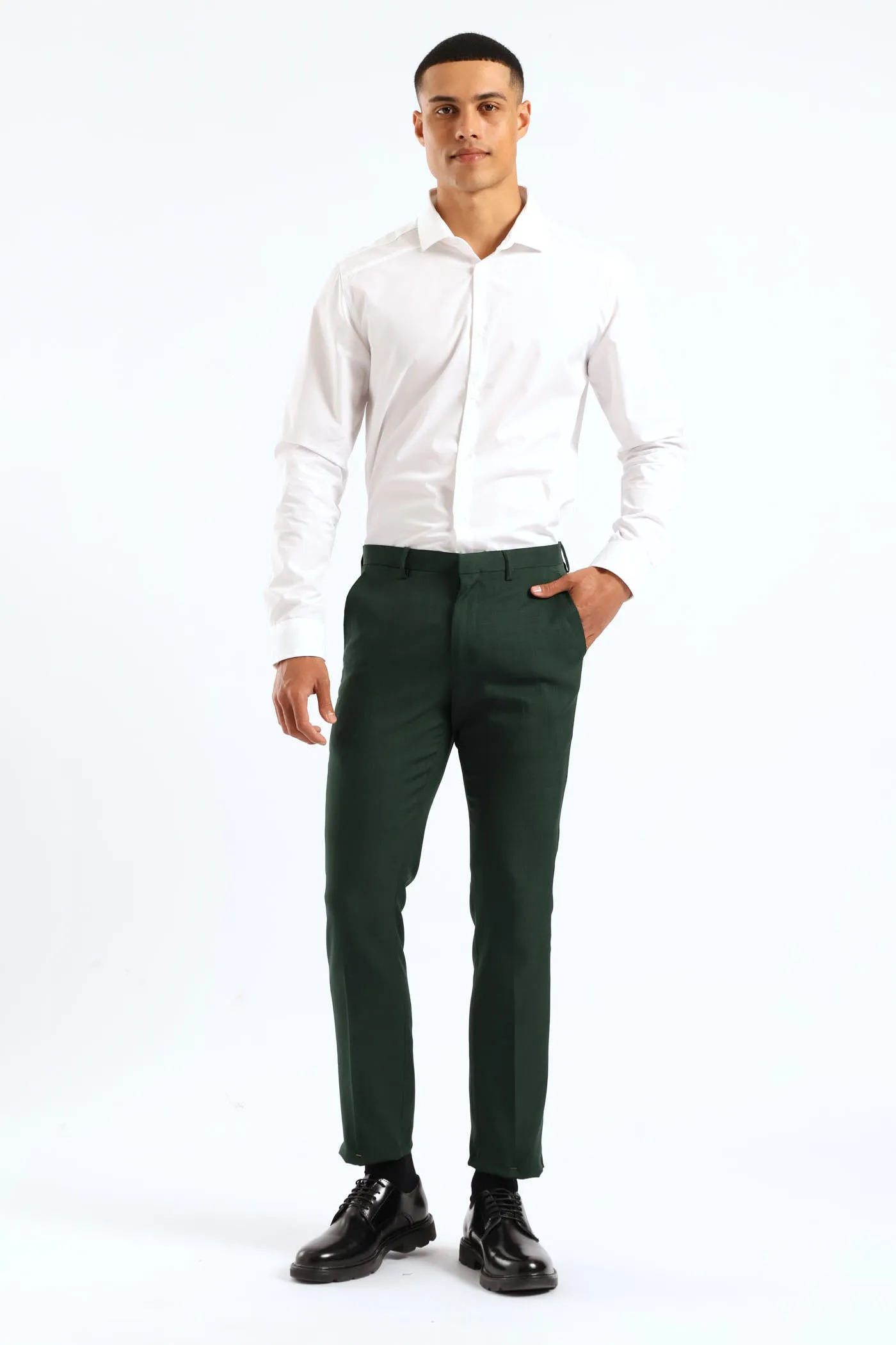 Slim Fit Essential Suit Trouser - Olive sold by Edgars product image thumbnail 5