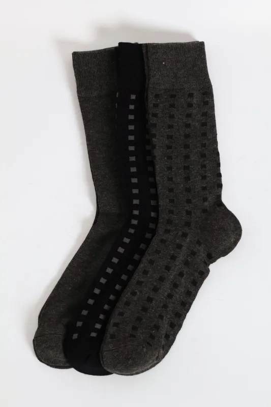 3 Pack Fashion Anklet Socks - Grey sold by Edgars