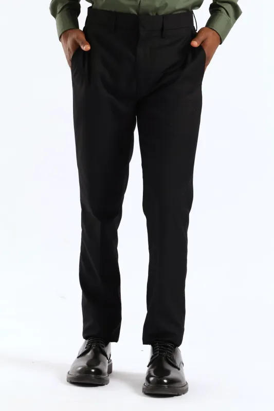 Slim Basic Smart Trousers - Black sold by Edgars