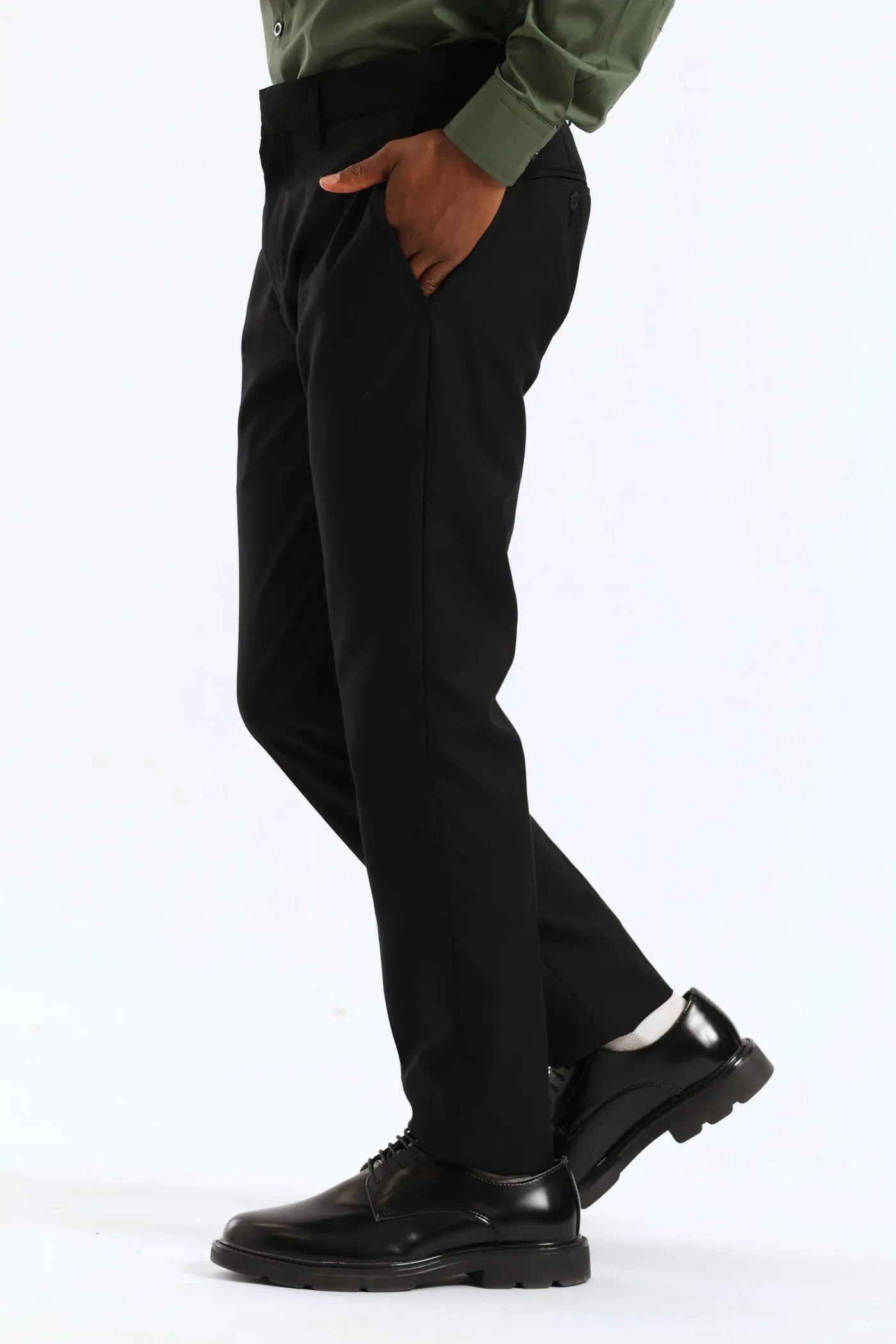 Slim Basic Smart Trousers - Black sold by Edgars product image thumbnail 2