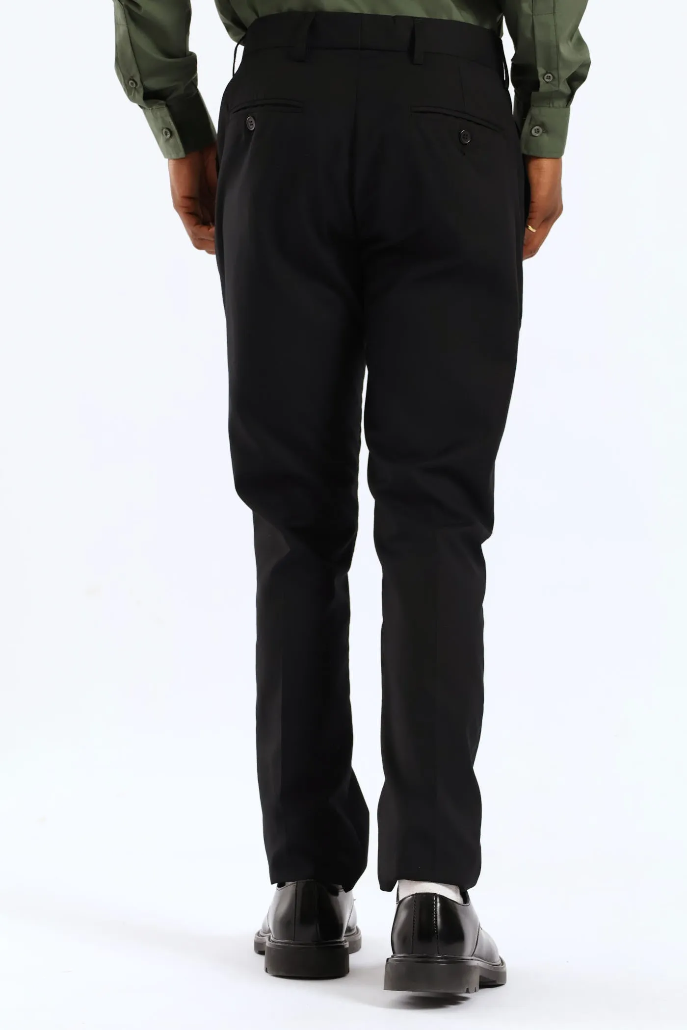Slim Basic Smart Trousers - Black sold by Edgars product image thumbnail 3