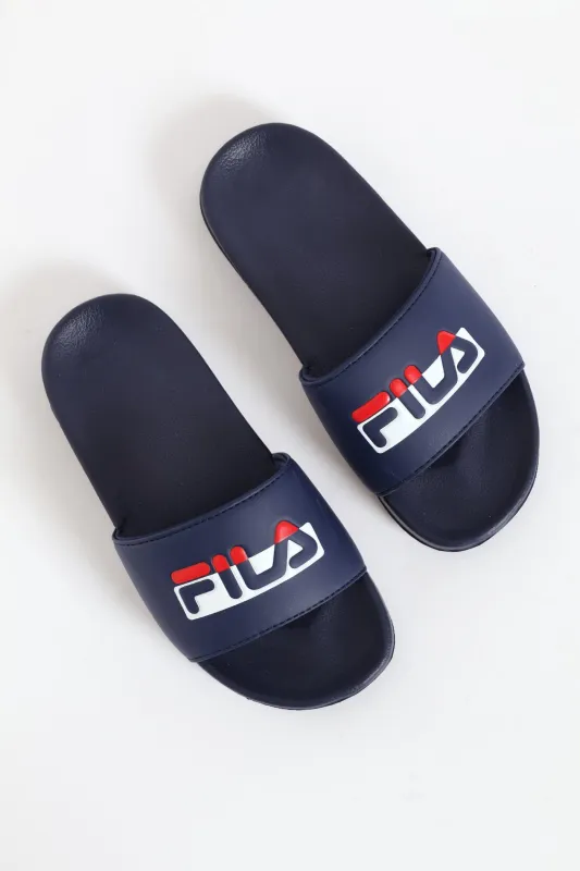 Boys Ciao Pool Sandal - Navy/Red sold by Edgars