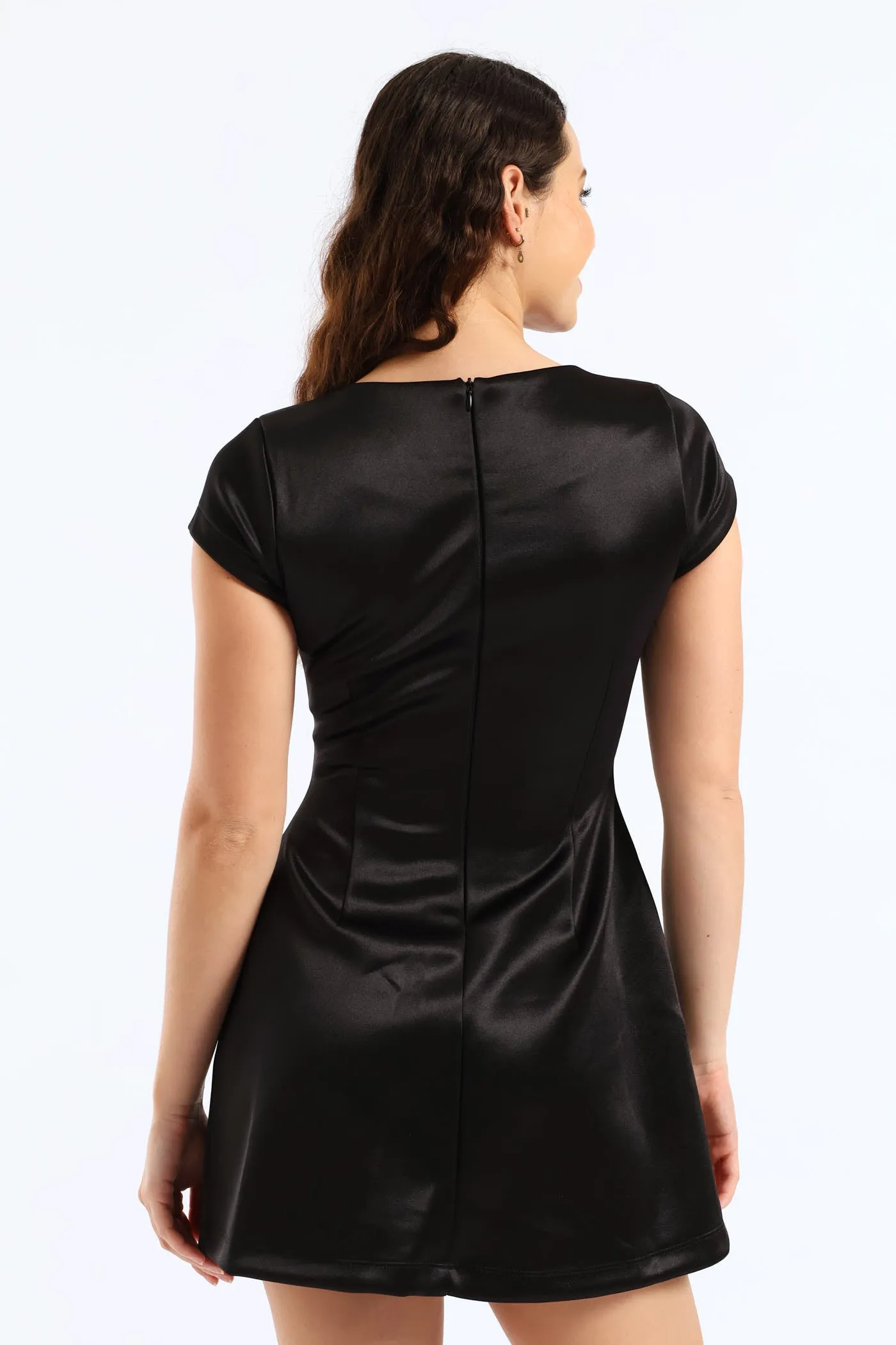 One Time Thing Cap Sleeve Mini Dress - Black sold by Edgars product image thumbnail 5