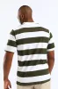 Rugby Stripe Tee - Fatigue sold by Edgars
