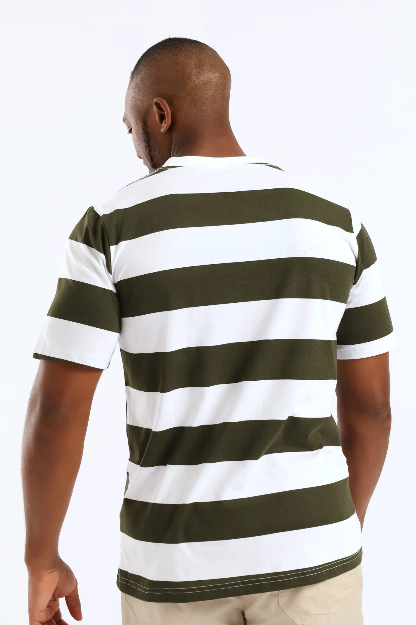 Rugby Stripe Tee - Fatigue sold by Edgars product image thumbnail 4