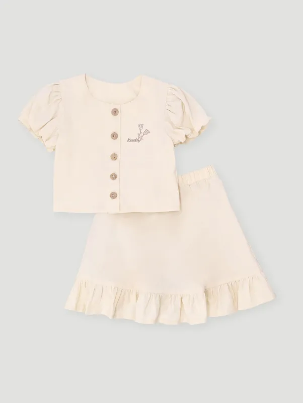 Keedo Girls Top & Skirt Set - Multi sold by Edgars