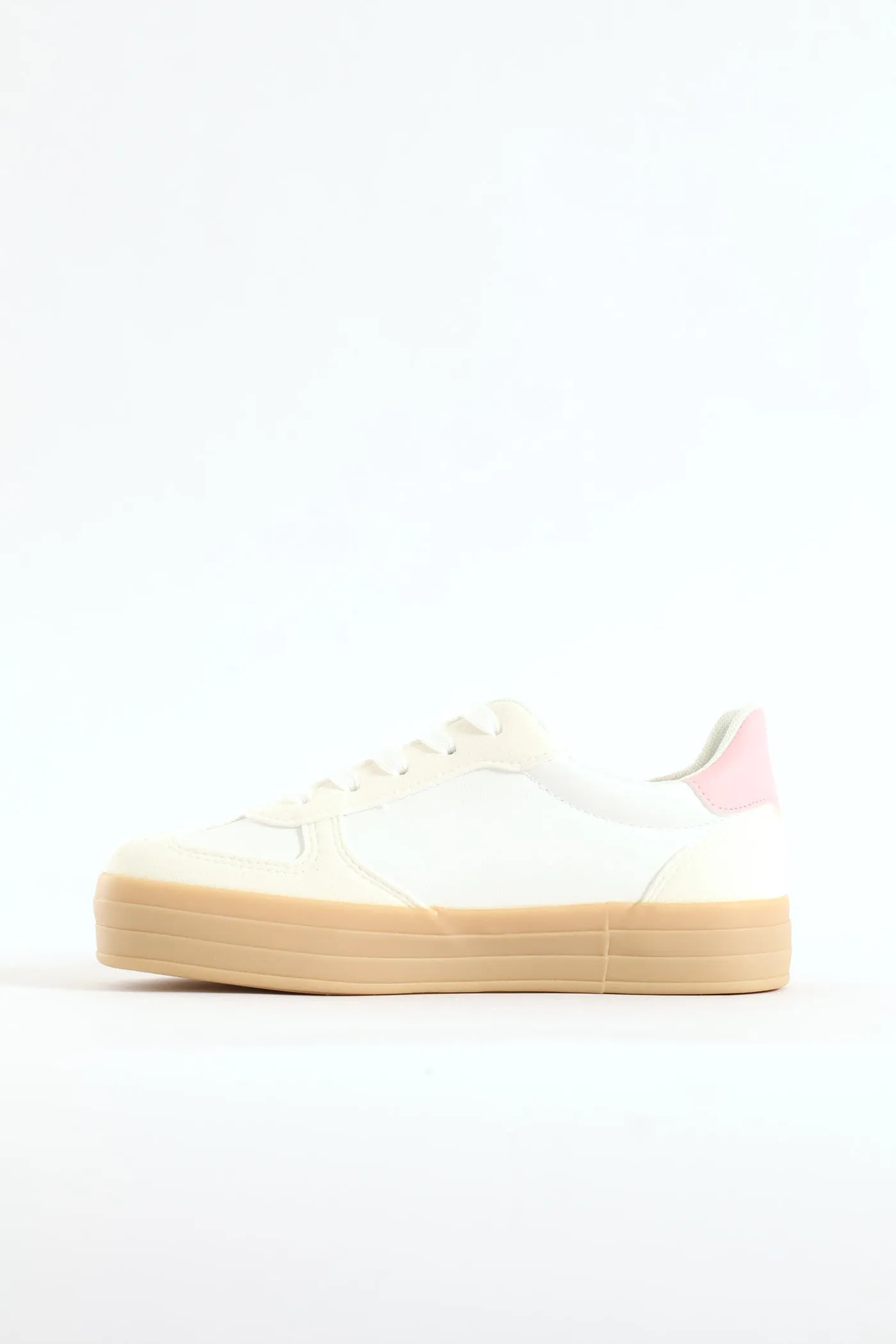 Girls Chunky Sneaker - White/Pink sold by Edgars product image thumbnail 3