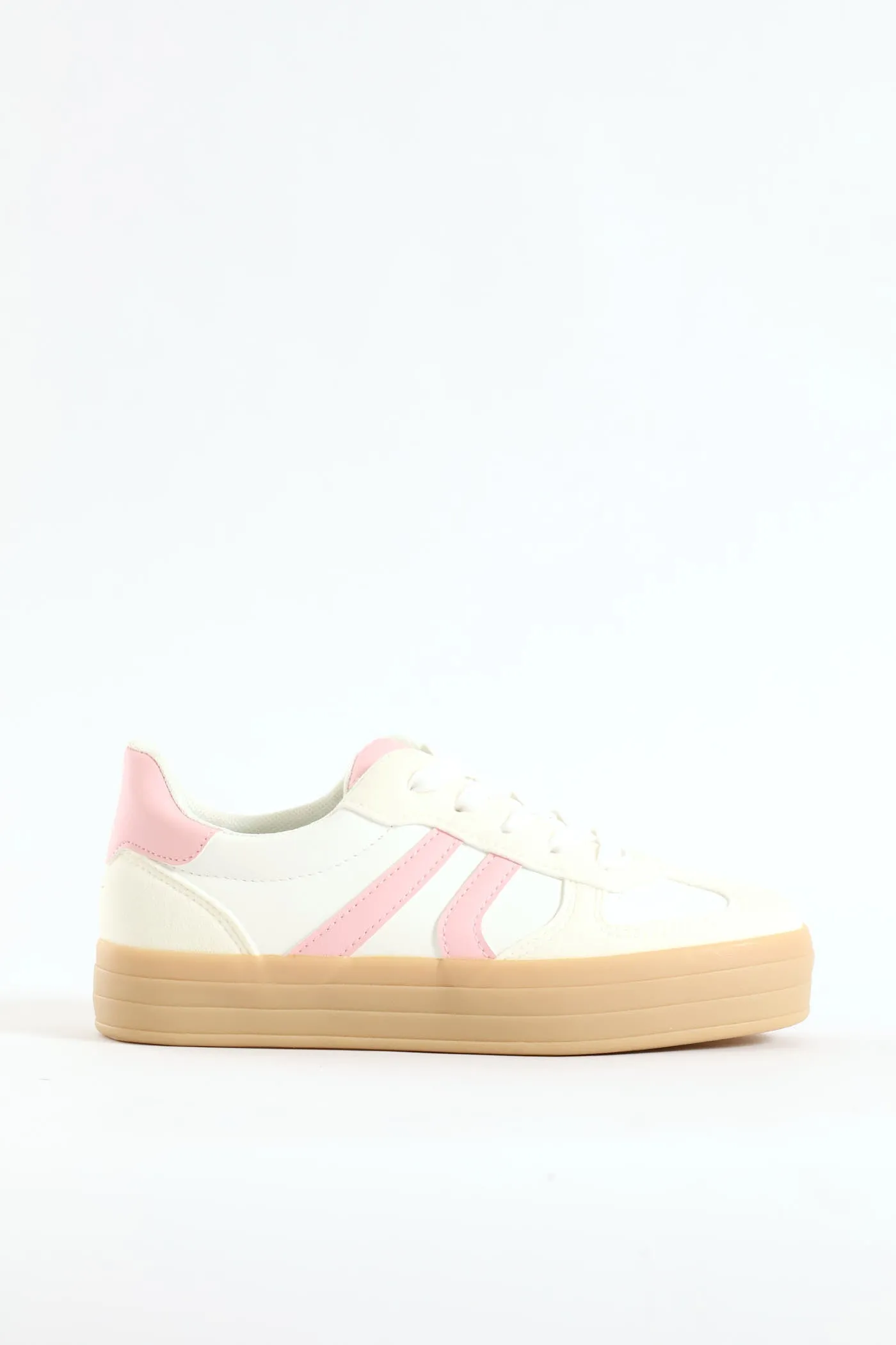 Girls Chunky Sneaker - White/Pink sold by Edgars product image thumbnail 2