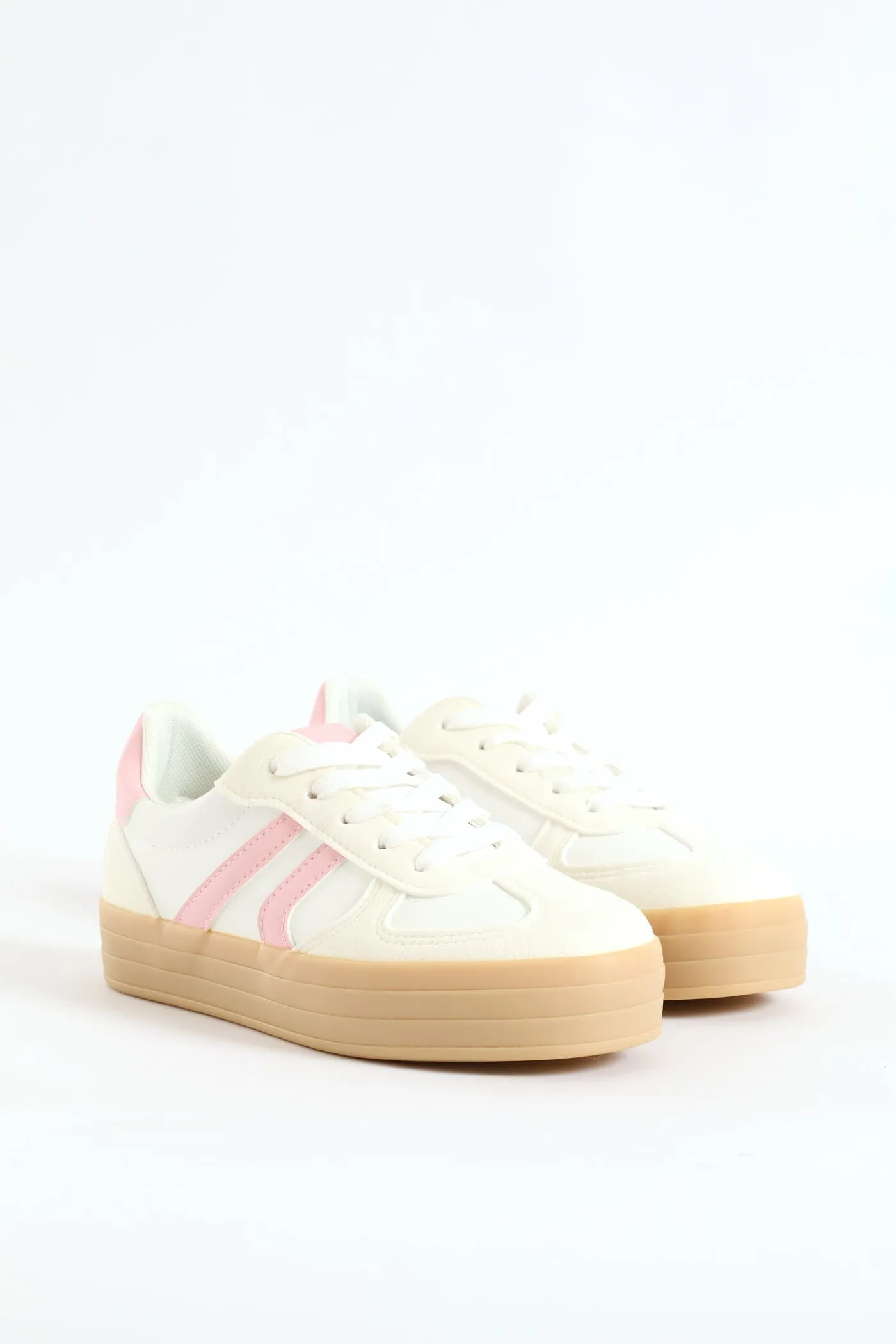 Girls Chunky Sneaker - White/Pink sold by Edgars product image thumbnail 4