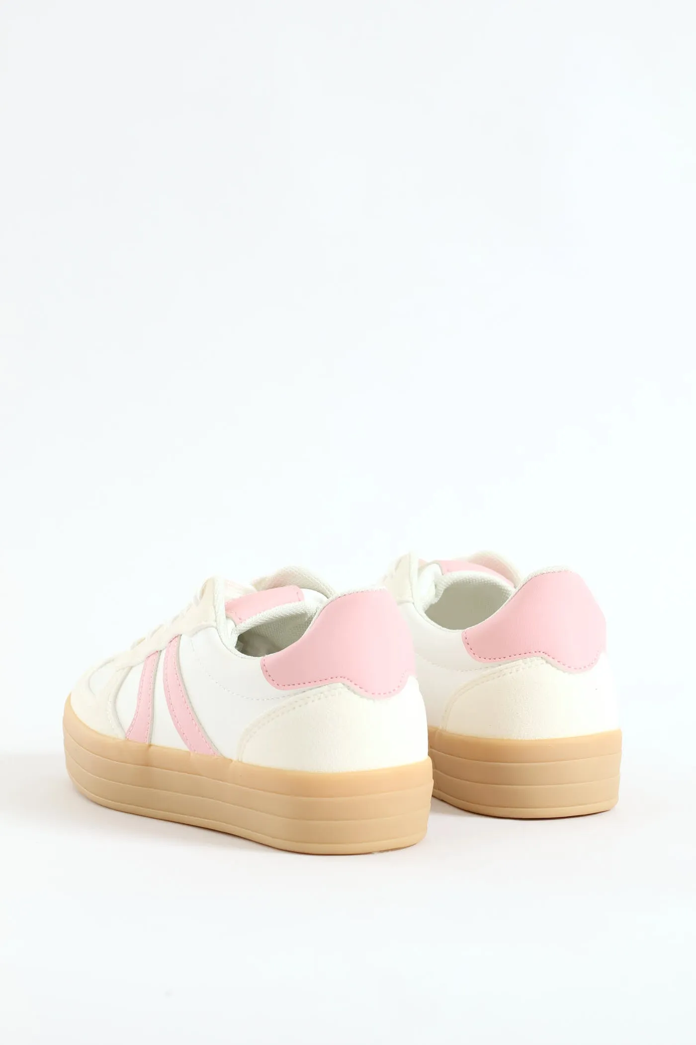 Girls Chunky Sneaker - White/Pink sold by Edgars product image thumbnail 5