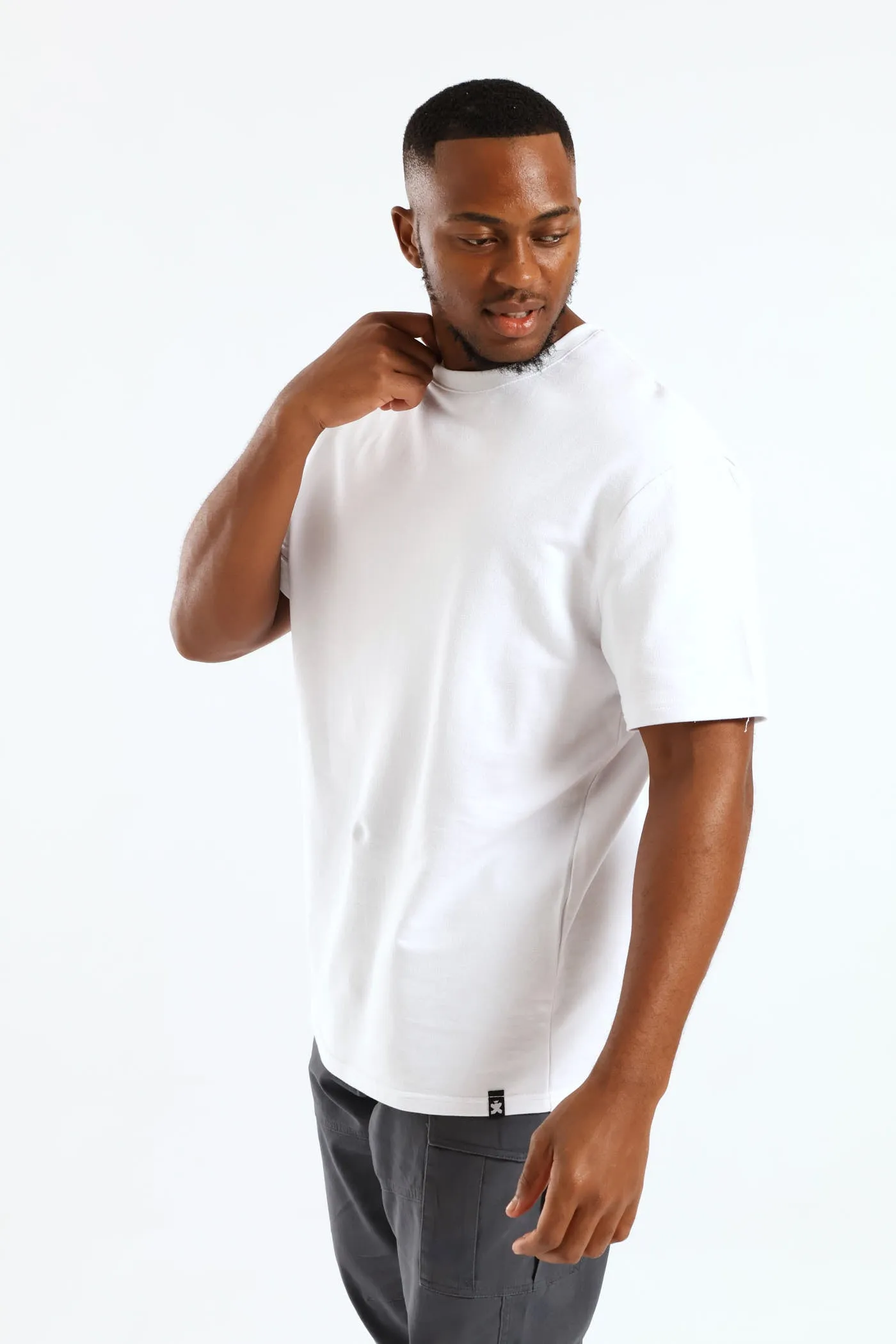 Boxy Basic Tee - White sold by Edgars product image thumbnail 3