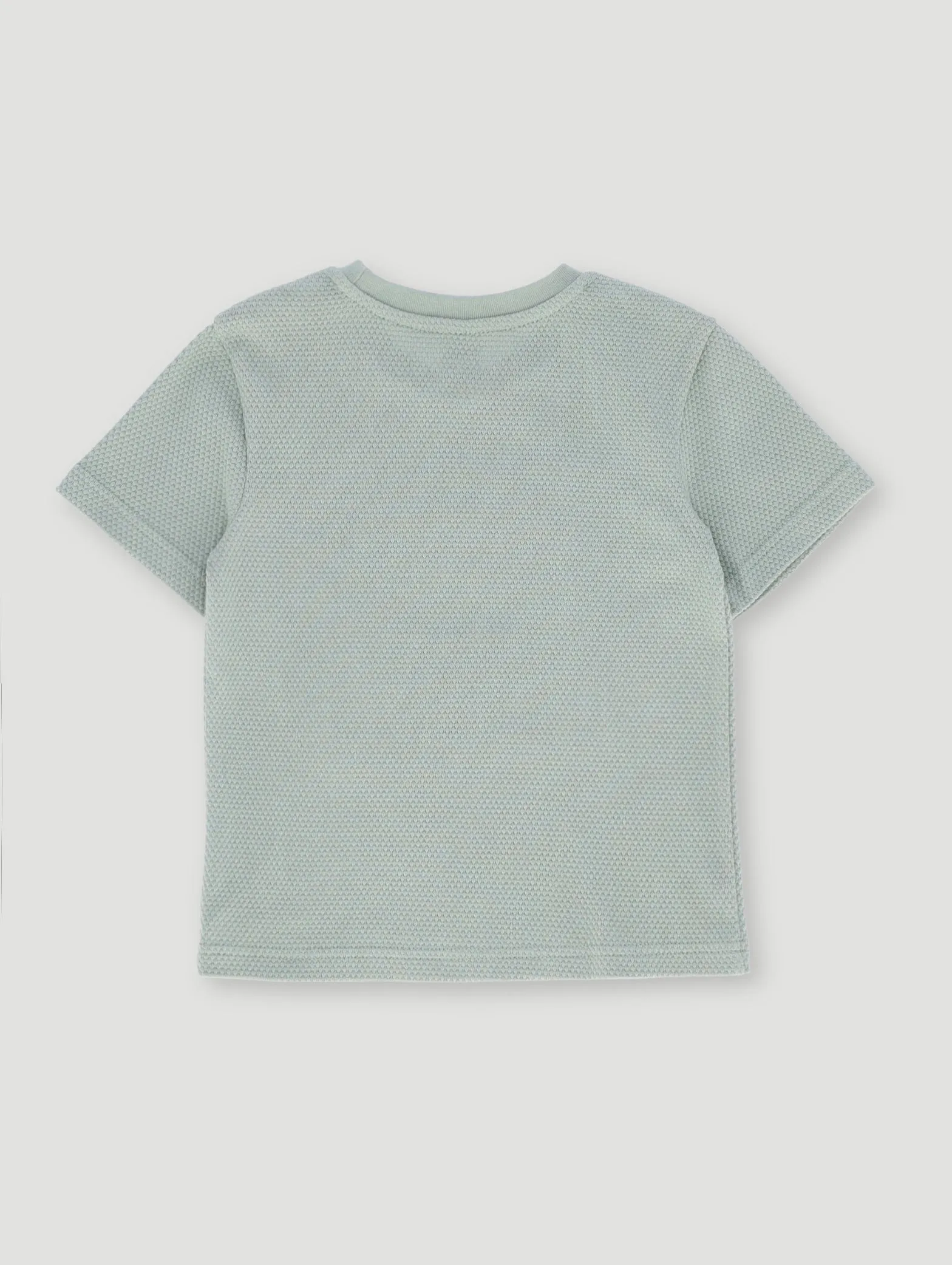 Pre- Boys Textured Waffle Embossed Tee - Green sold by Edgars product image thumbnail 2