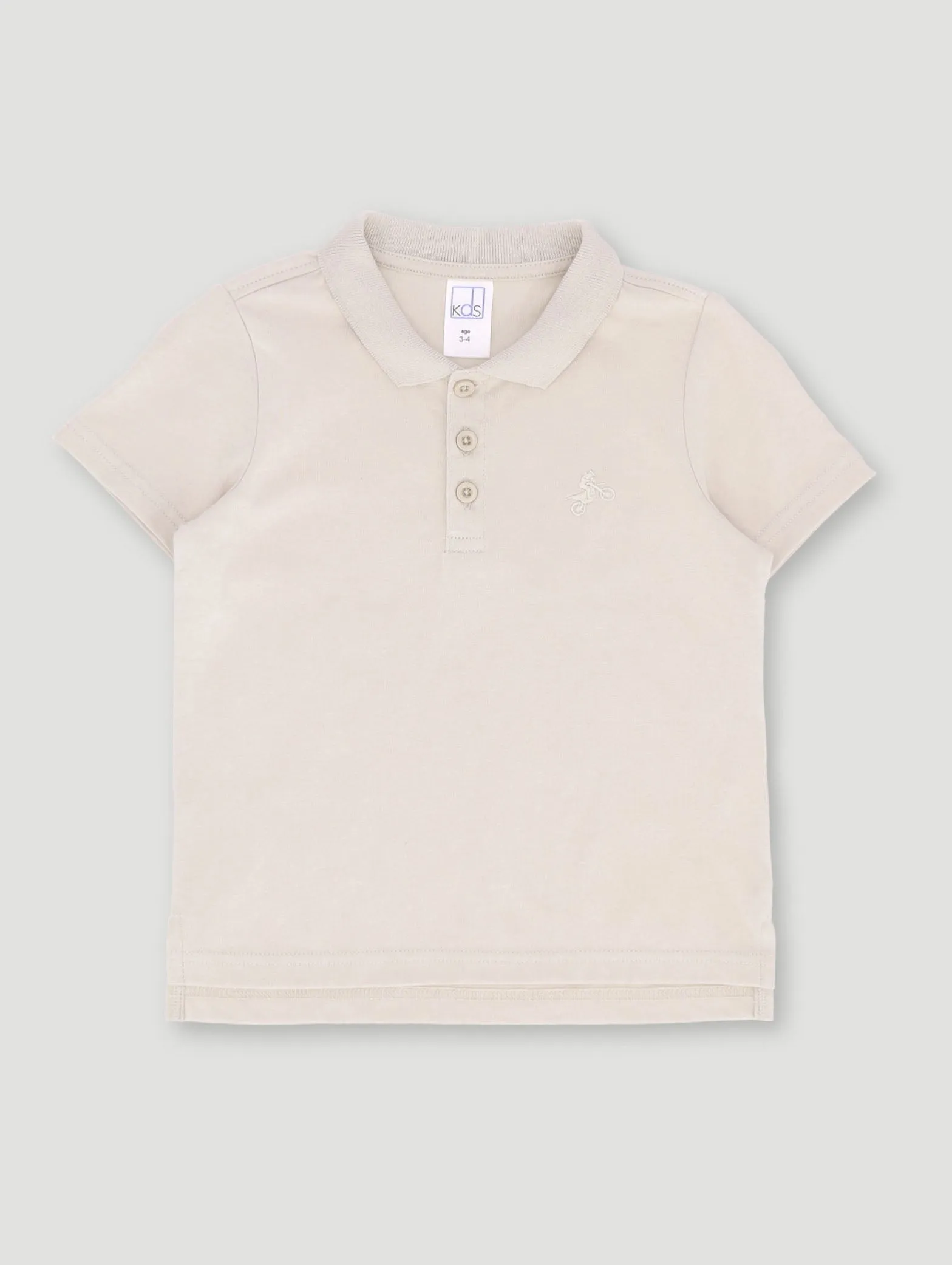 Pre-Boys Plain Golfer - Stone sold by Edgars