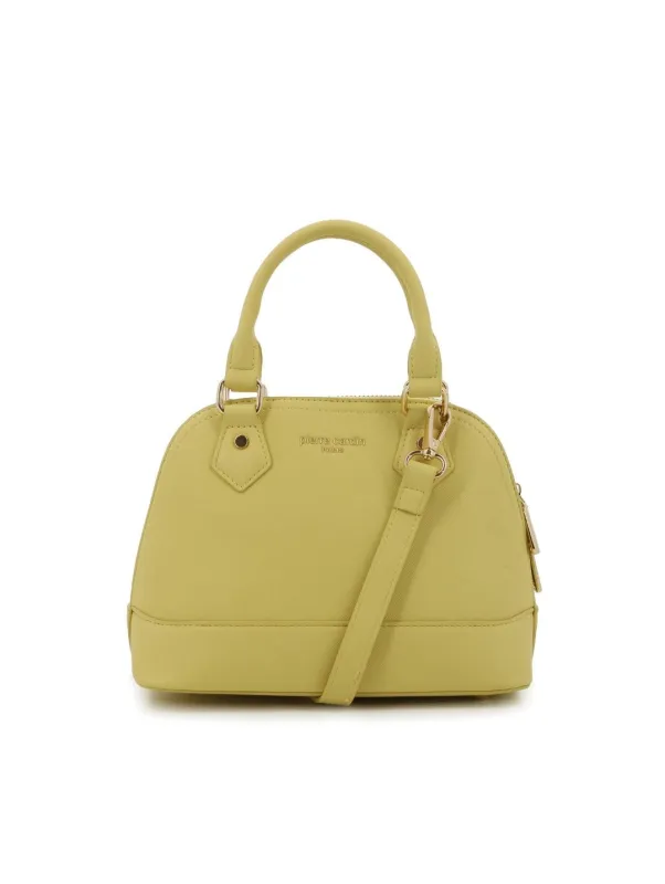 Mini Structured Satchel Bag - Light Yellow sold by Edgars