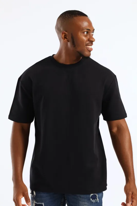 Basic Boxy Tee - Black sold by Edgars