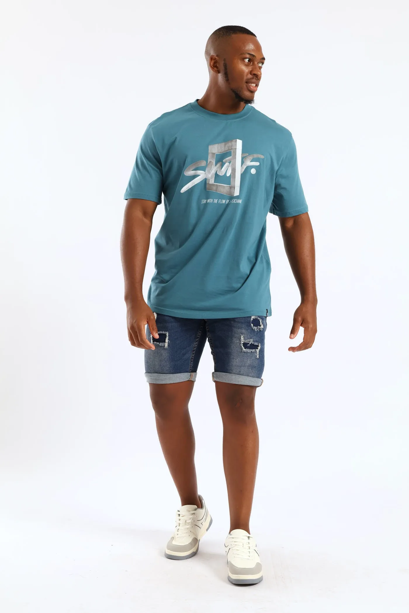 Swift Photographic Print Tee - Teal sold by Edgars product image thumbnail 5